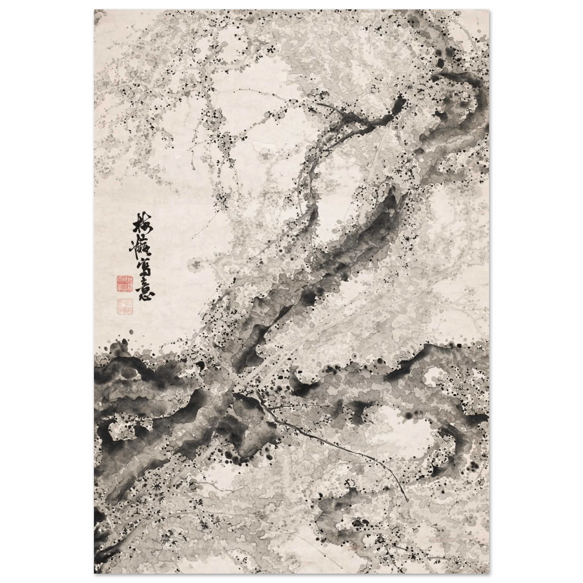 Japanischer Pflaumenbaum - Fine Art Prints - HINORI