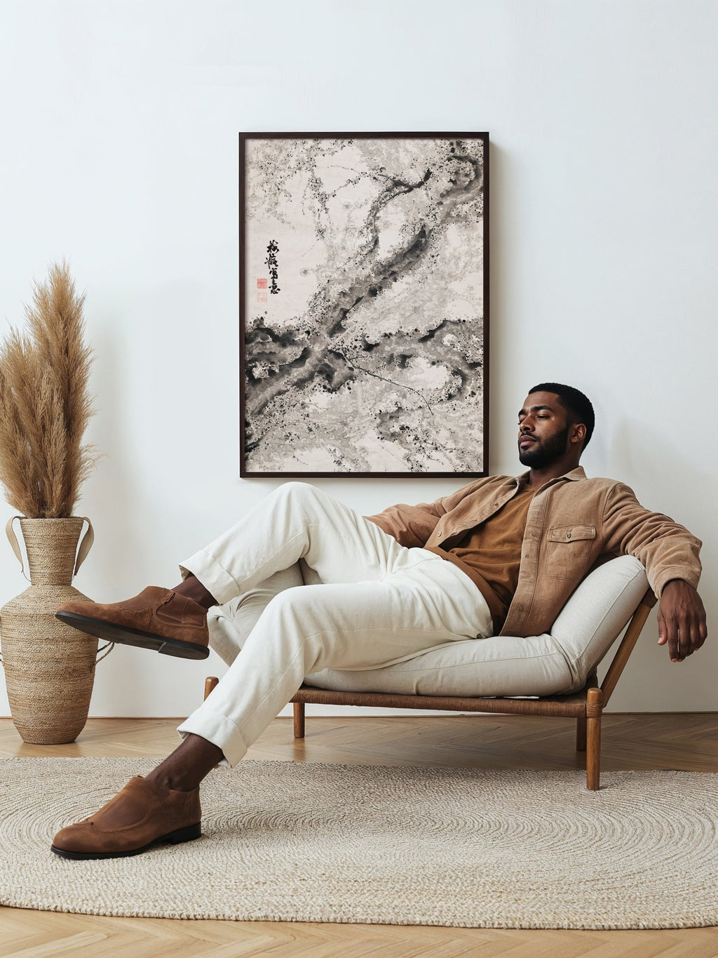 Japanischer Pflaumenbaum - Gerahmte Eleganz - HINORI