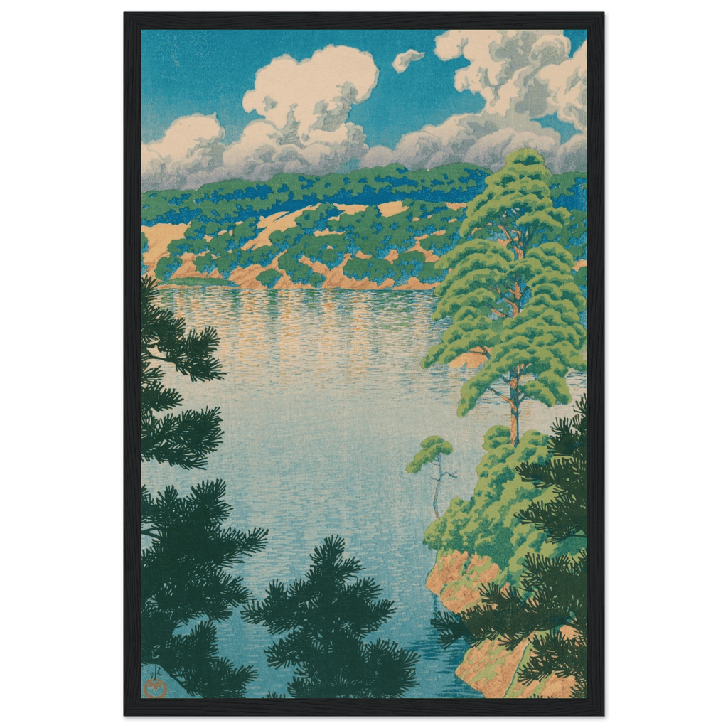 Karasu - Sumpf in Akita - Gerahmte Eleganz - HINORI