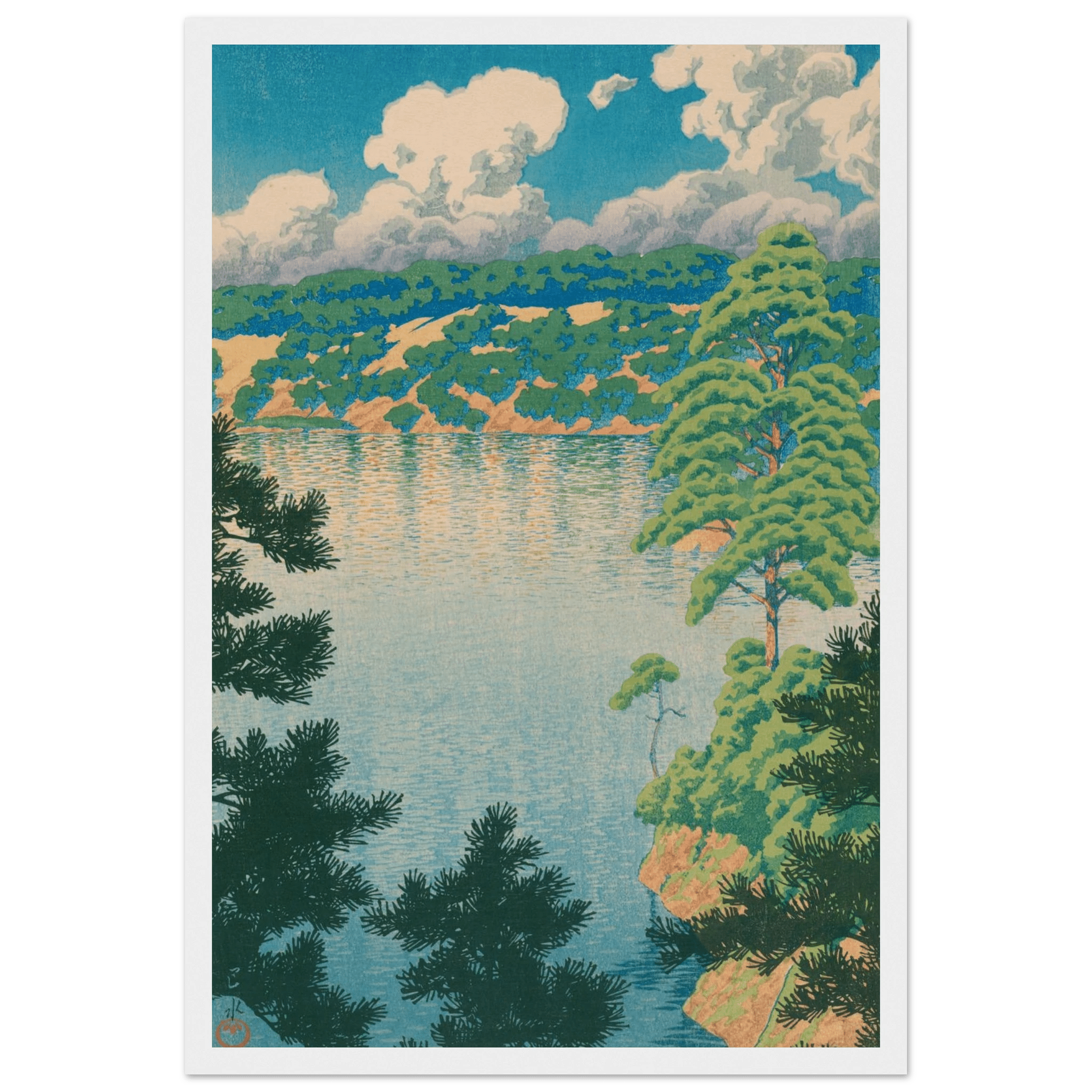 Karasu - Sumpf in Akita - Gerahmte Eleganz - HINORI