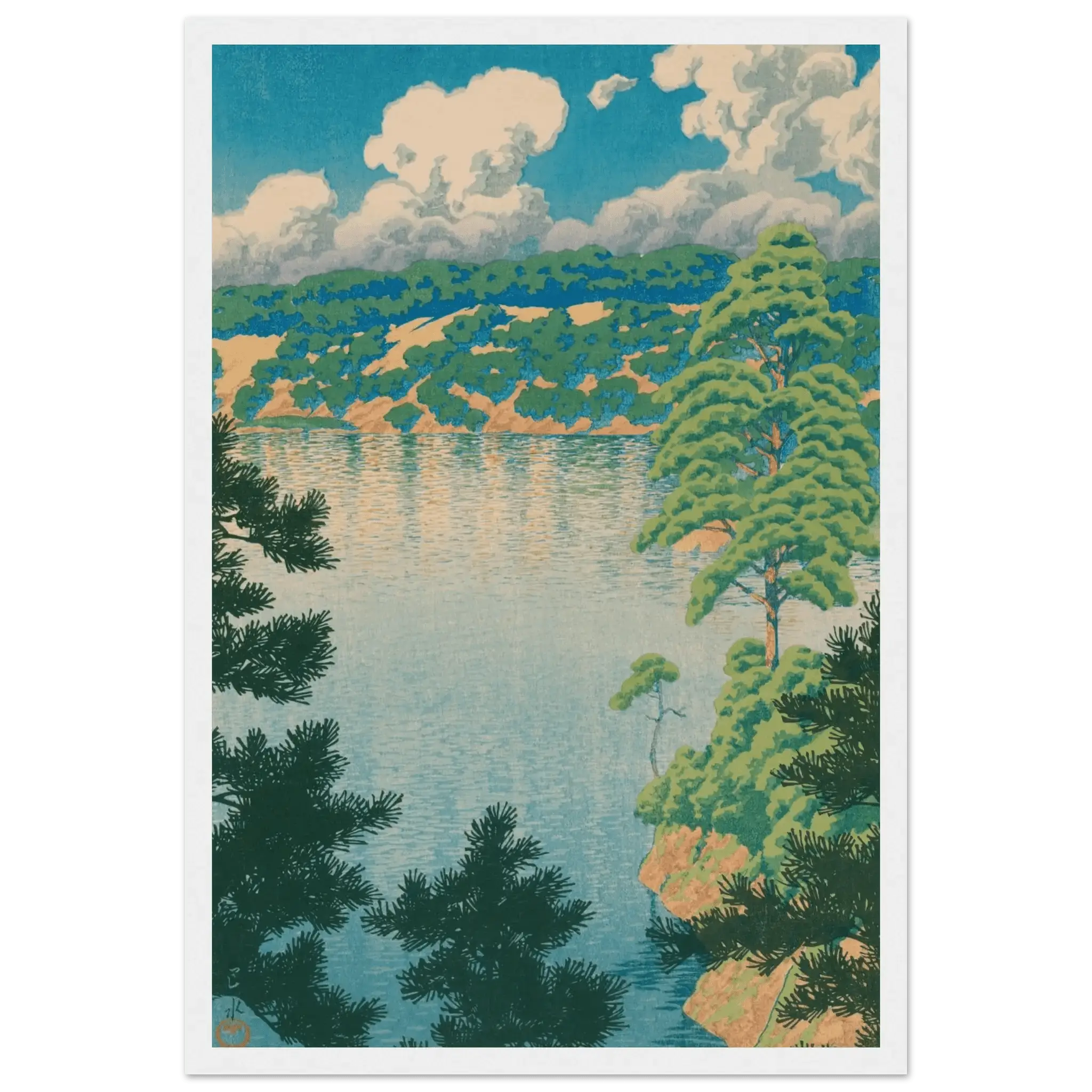 Karasu - Sumpf in Akita - Gerahmte Eleganz - HINORI