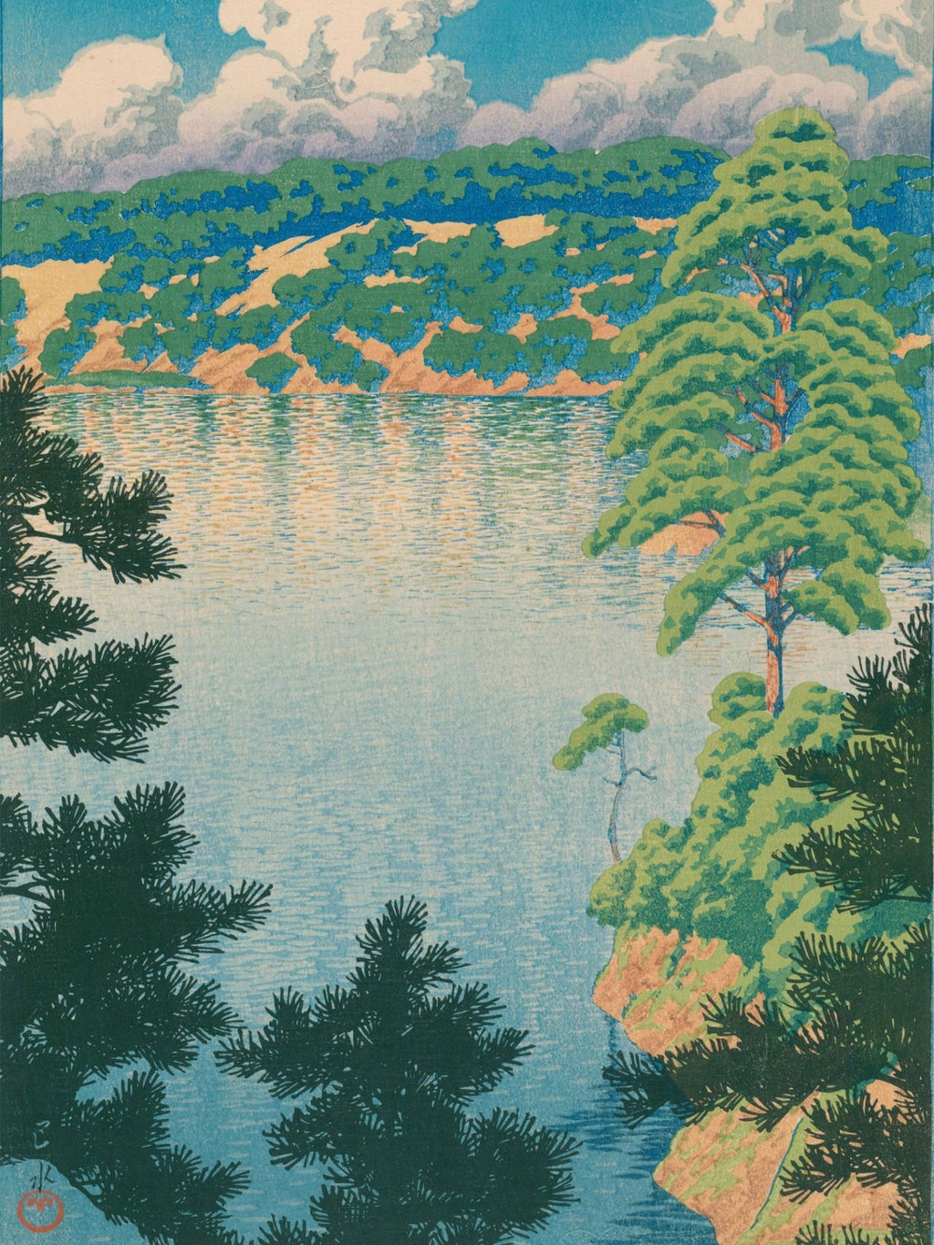 Karasu - Sumpf in Akita - Gerahmte Eleganz - HINORI