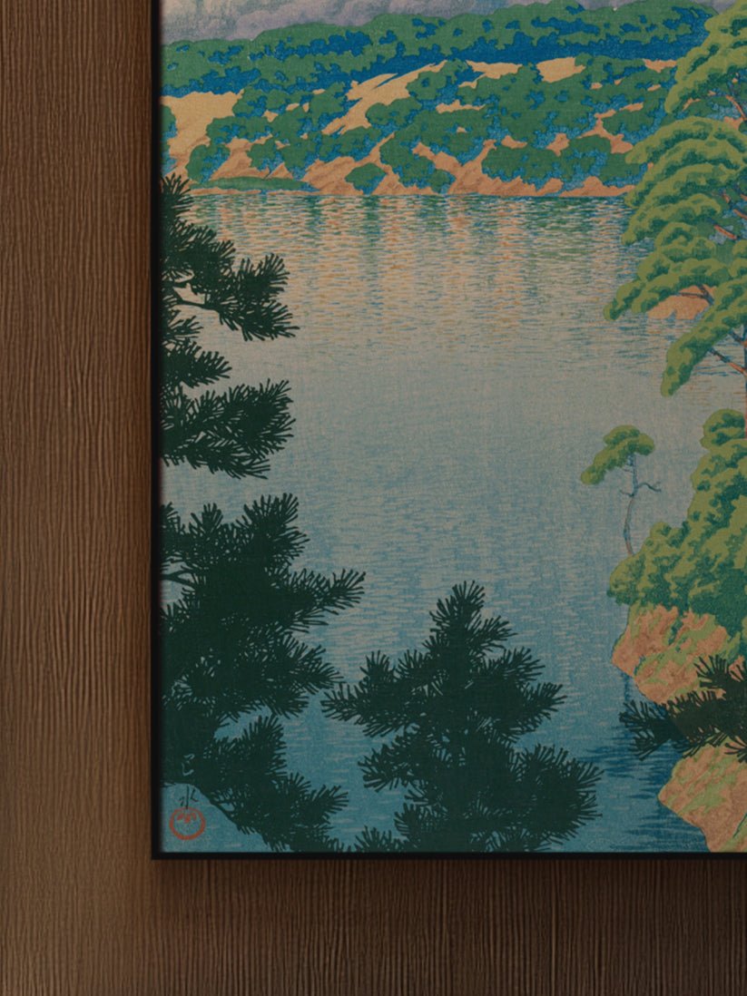 Karasu - Sumpf in Akita - Gerahmte Eleganz - HINORI