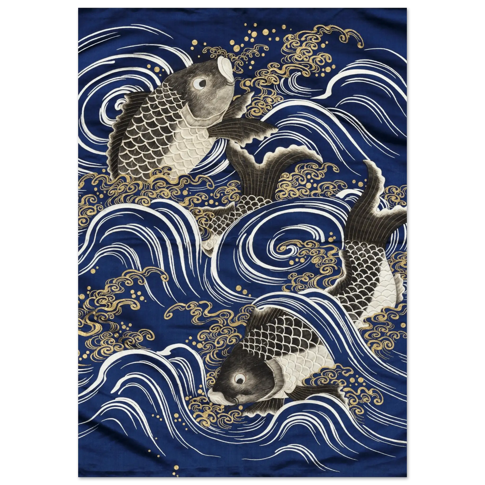 Karpfen in den Wellen - Fine Art Prints - HINORI