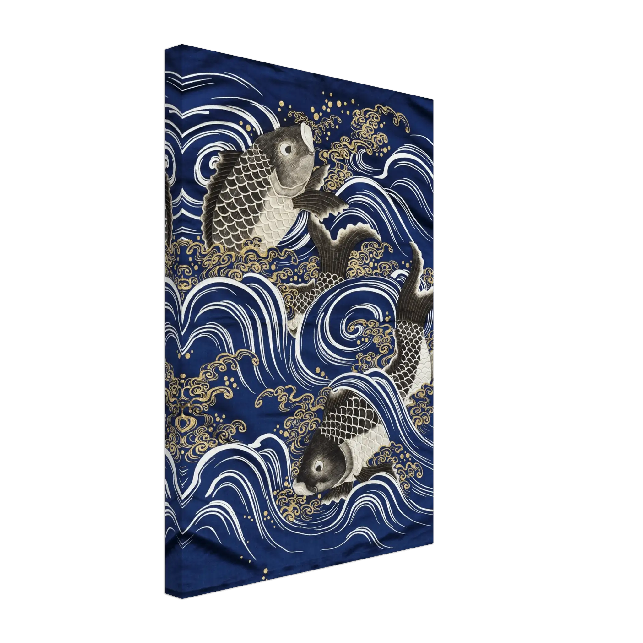 Karpfen in den Wellen - Leinwand Edition - HINORI