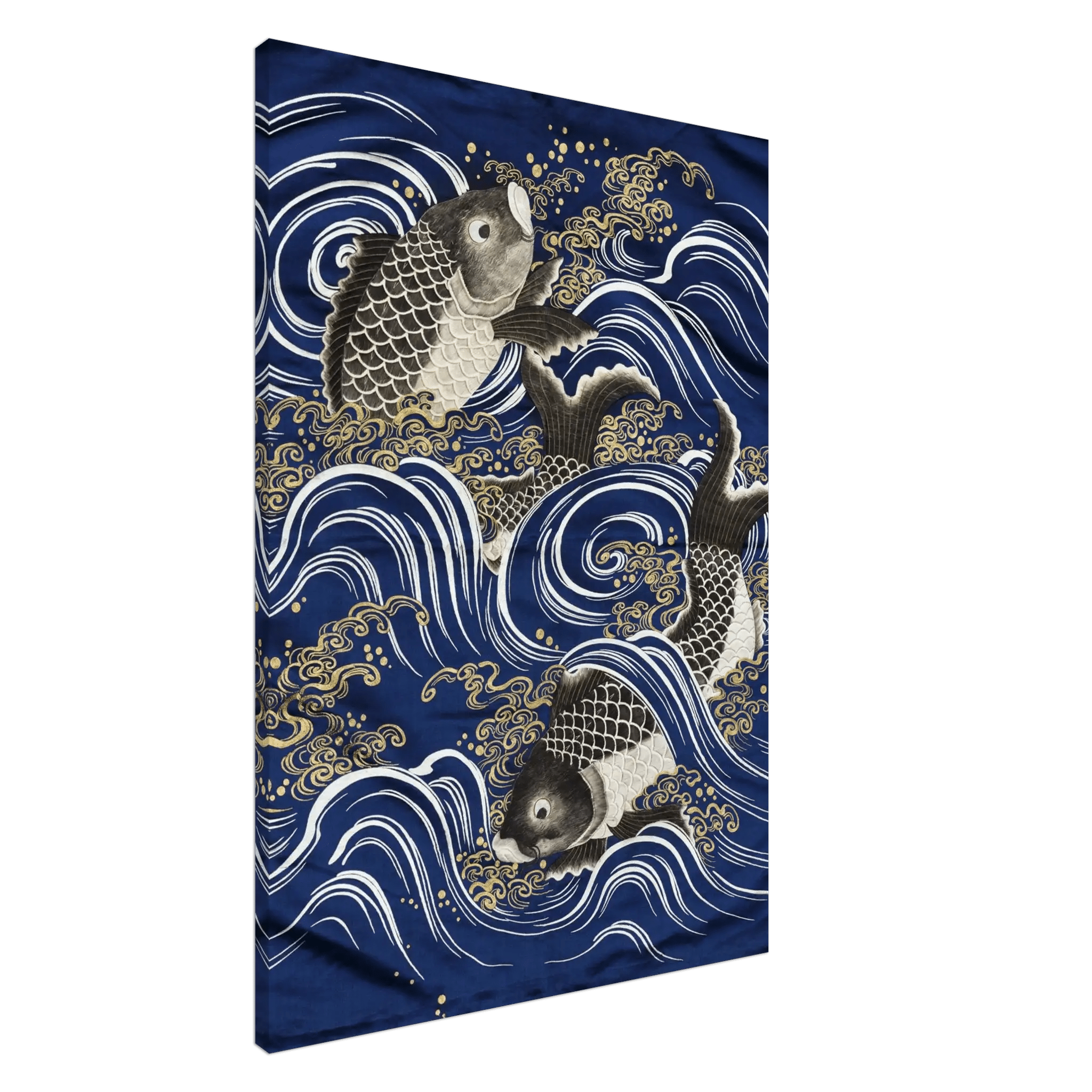 Karpfen in den Wellen - Leinwand Edition - HINORI