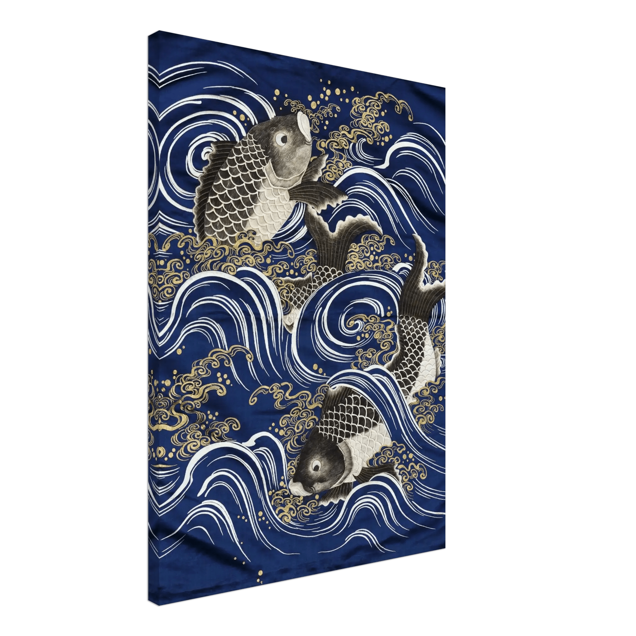 Karpfen in den Wellen - Leinwand Edition - HINORI