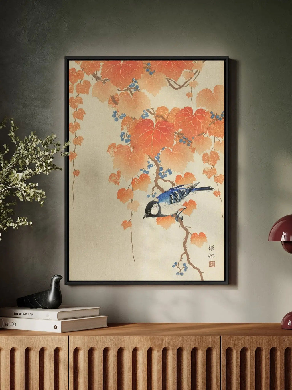 Kohlmeise im Herbstlaub - Signature Collection - HINORI