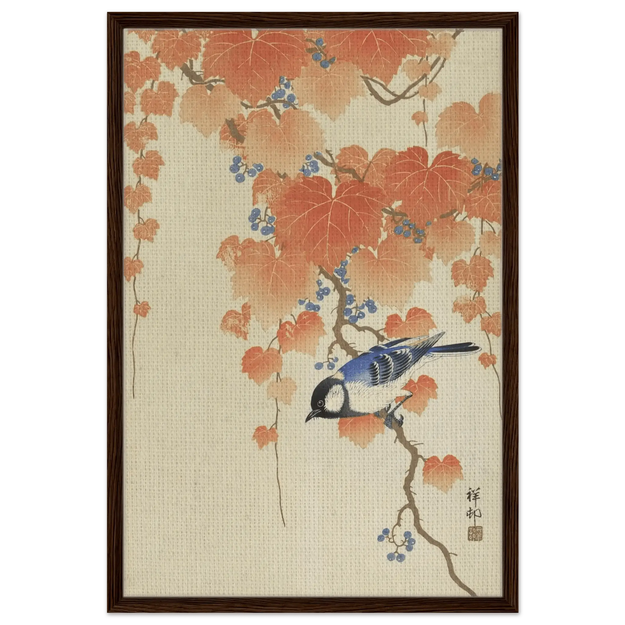 Kohlmeise im Herbstlaub - Signature Collection - HINORI