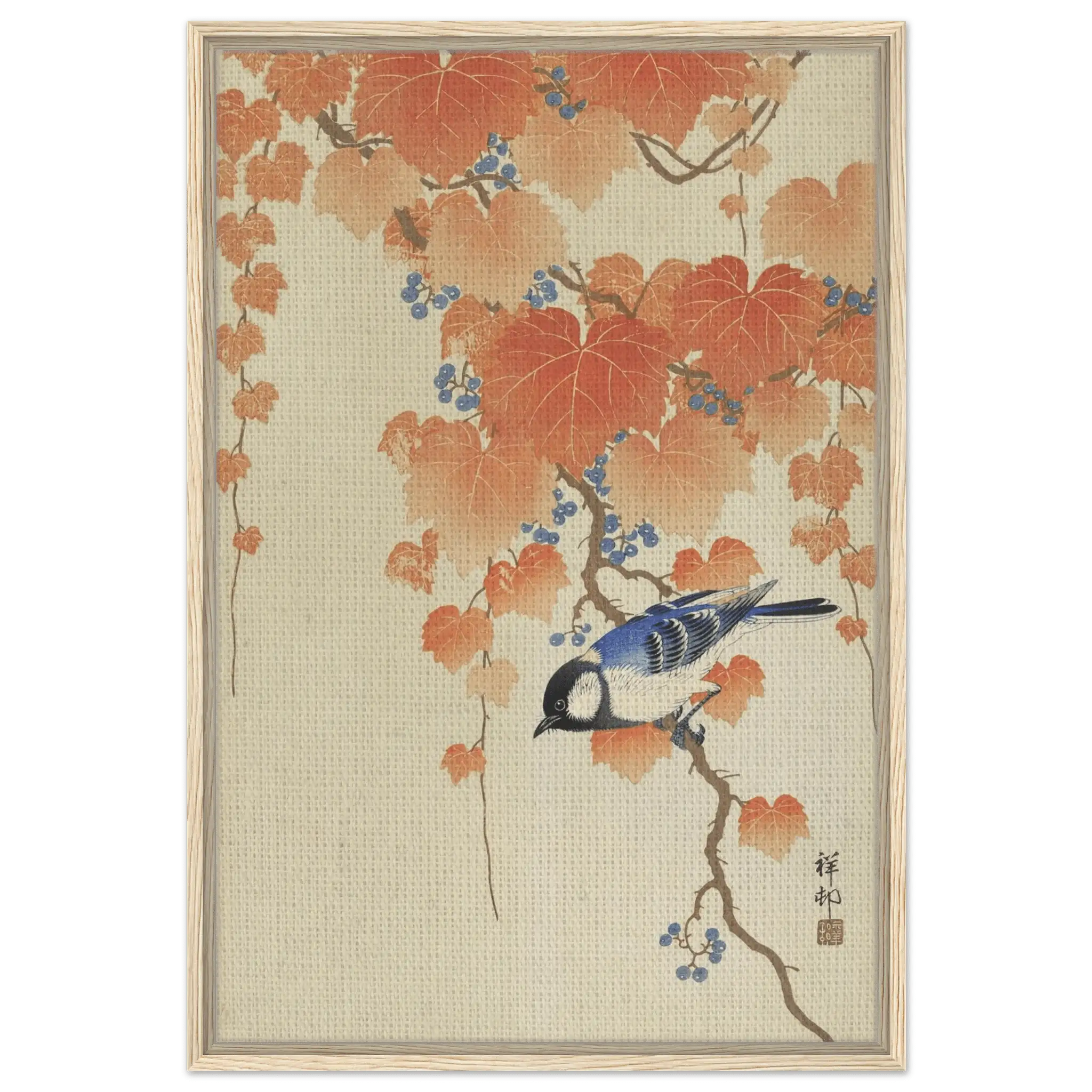 Kohlmeise im Herbstlaub - Signature Collection - HINORI