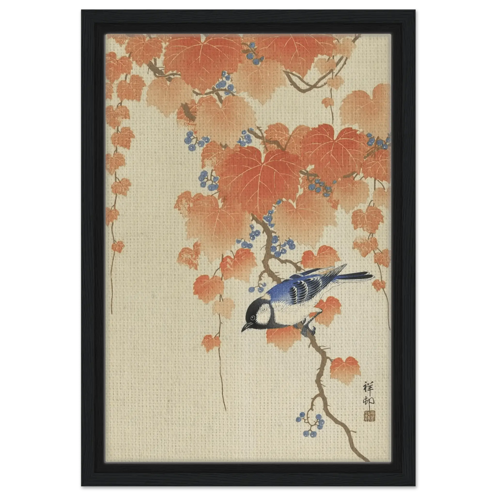 Kohlmeise im Herbstlaub - Signature Collection - HINORI