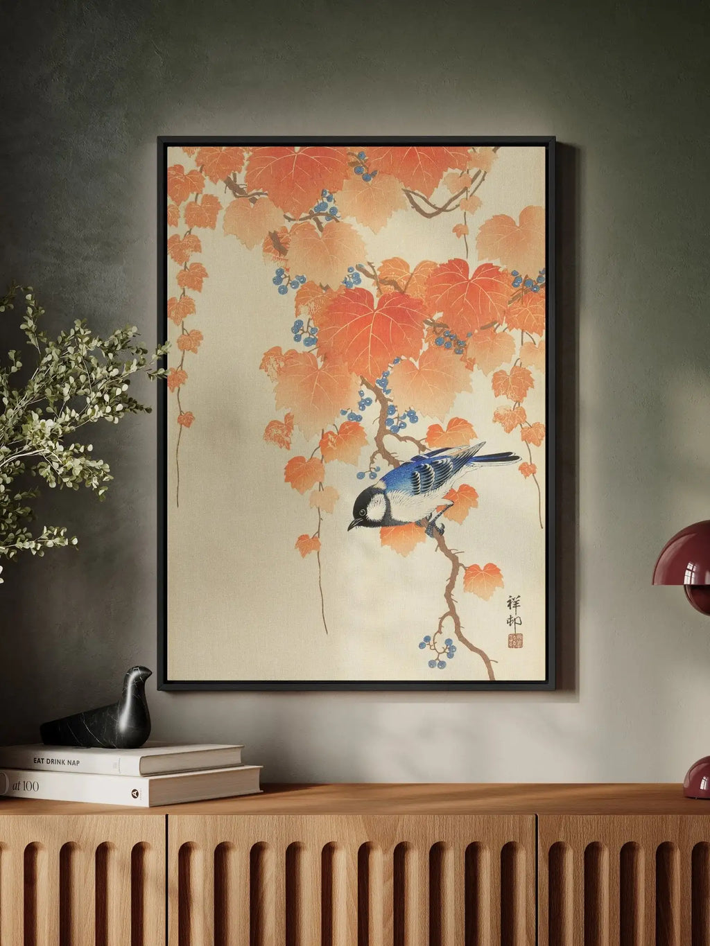 Kohlmeise im Herbstlaub - Signature Collection - HINORI