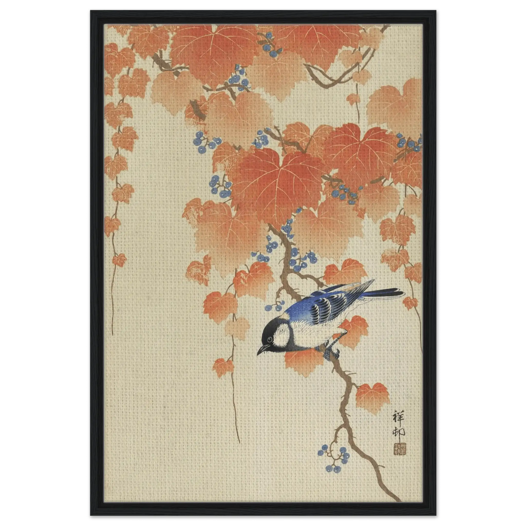 Kohlmeise im Herbstlaub - Signature Collection - HINORI