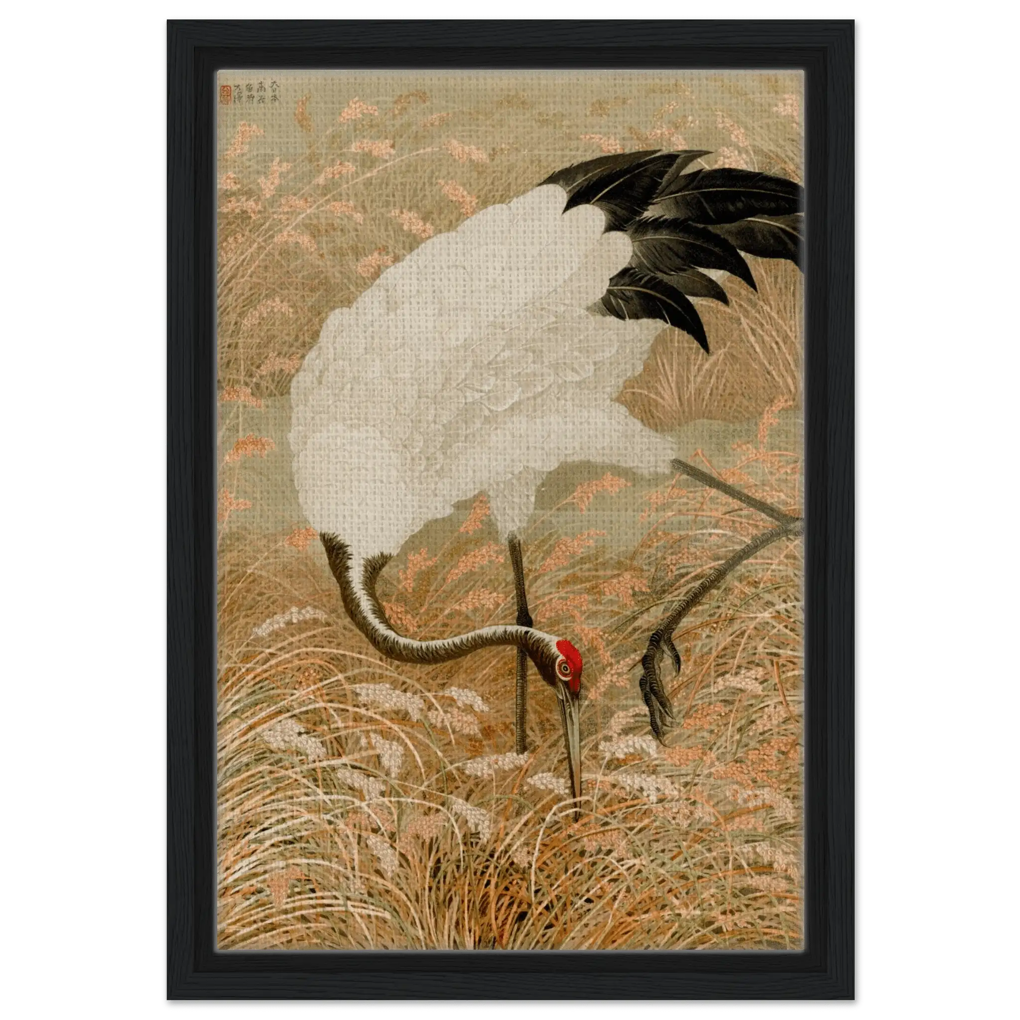 Kranich im Reisfeld - Signature Collection - HINORI