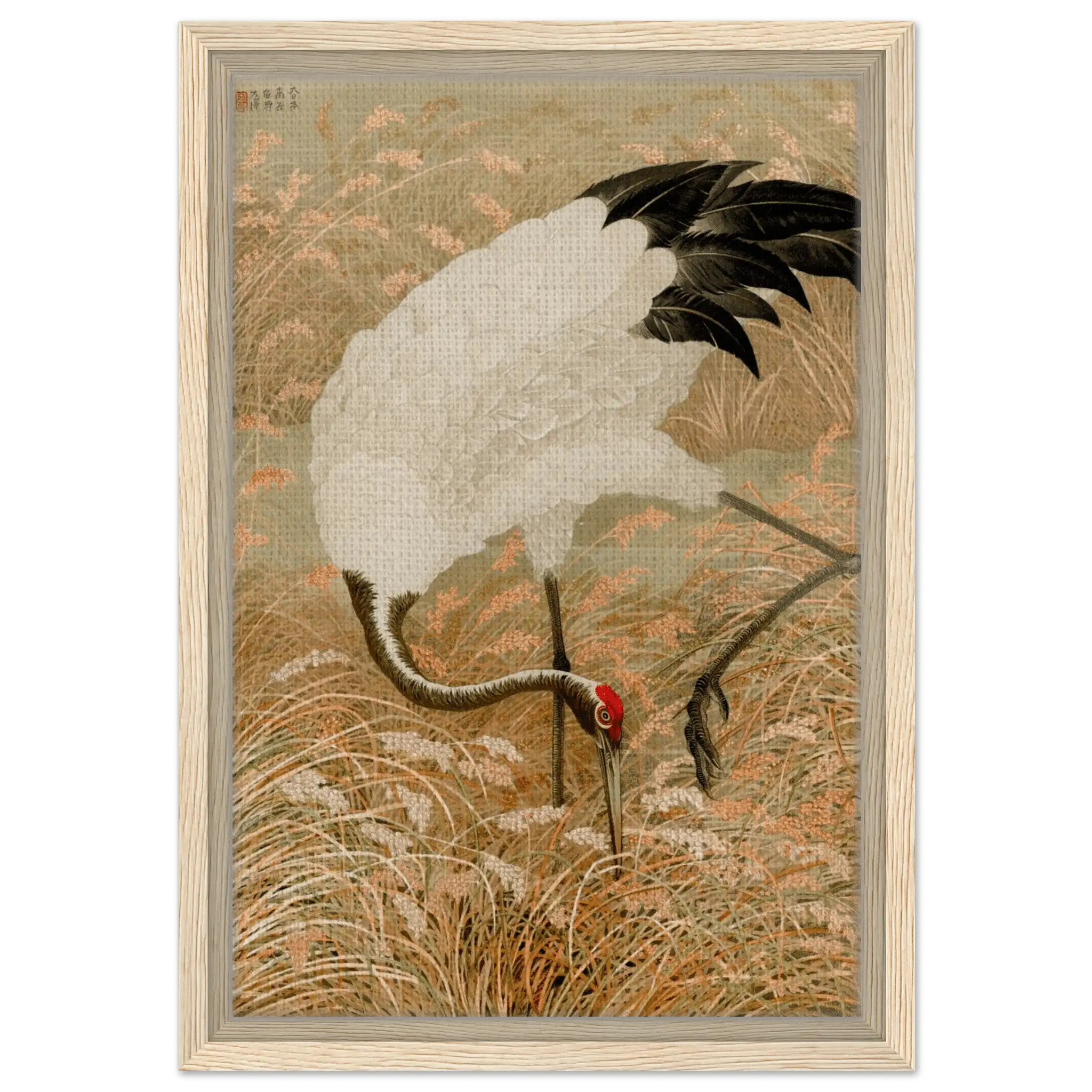 Kranich im Reisfeld - Signature Collection - HINORI