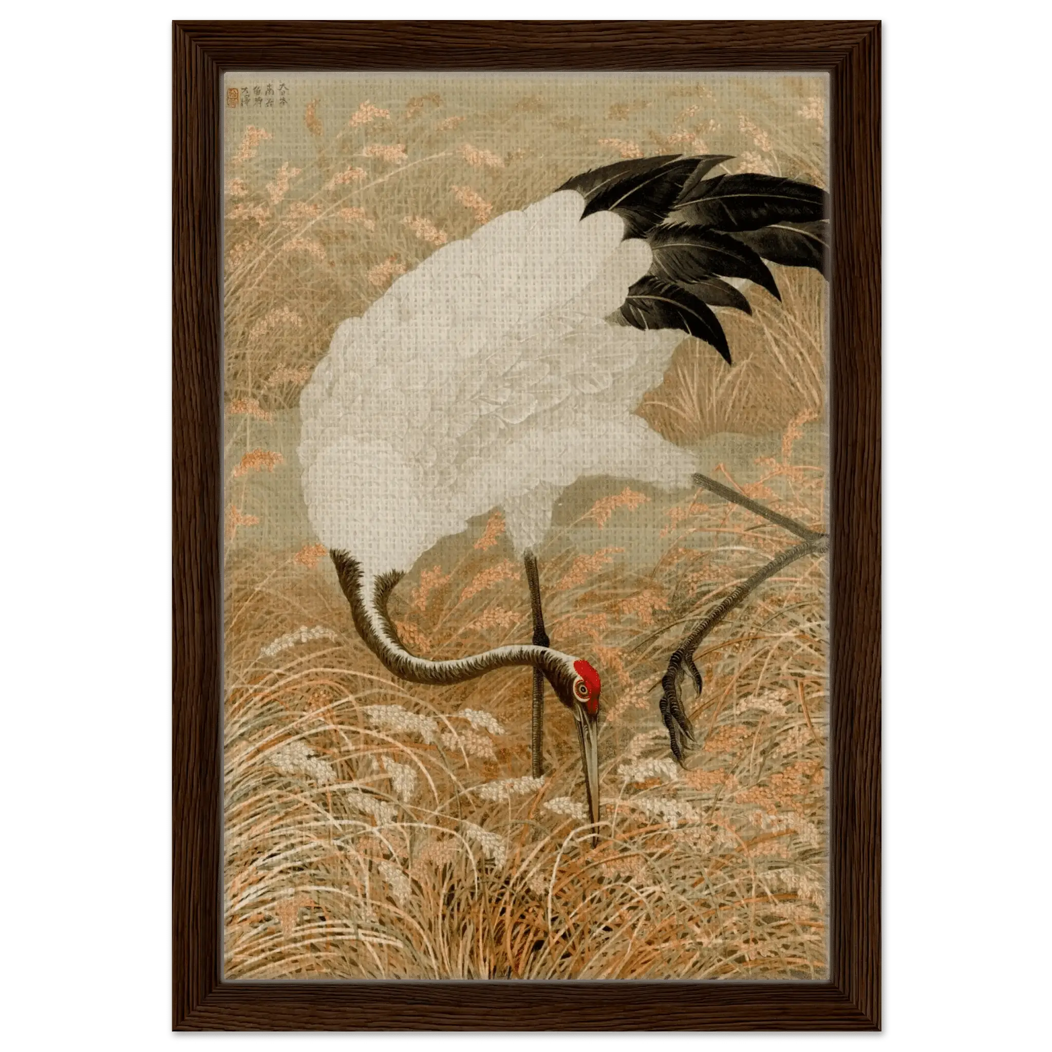 Kranich im Reisfeld - Signature Collection - HINORI