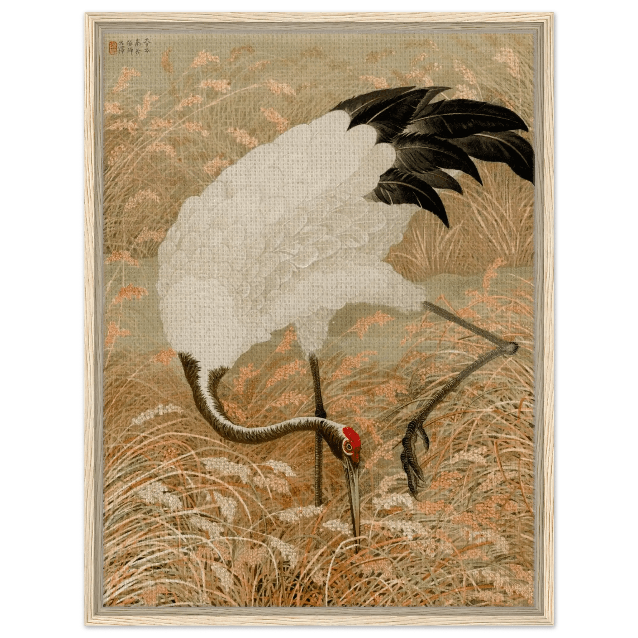 Kranich im Reisfeld - Signature Collection - HINORI