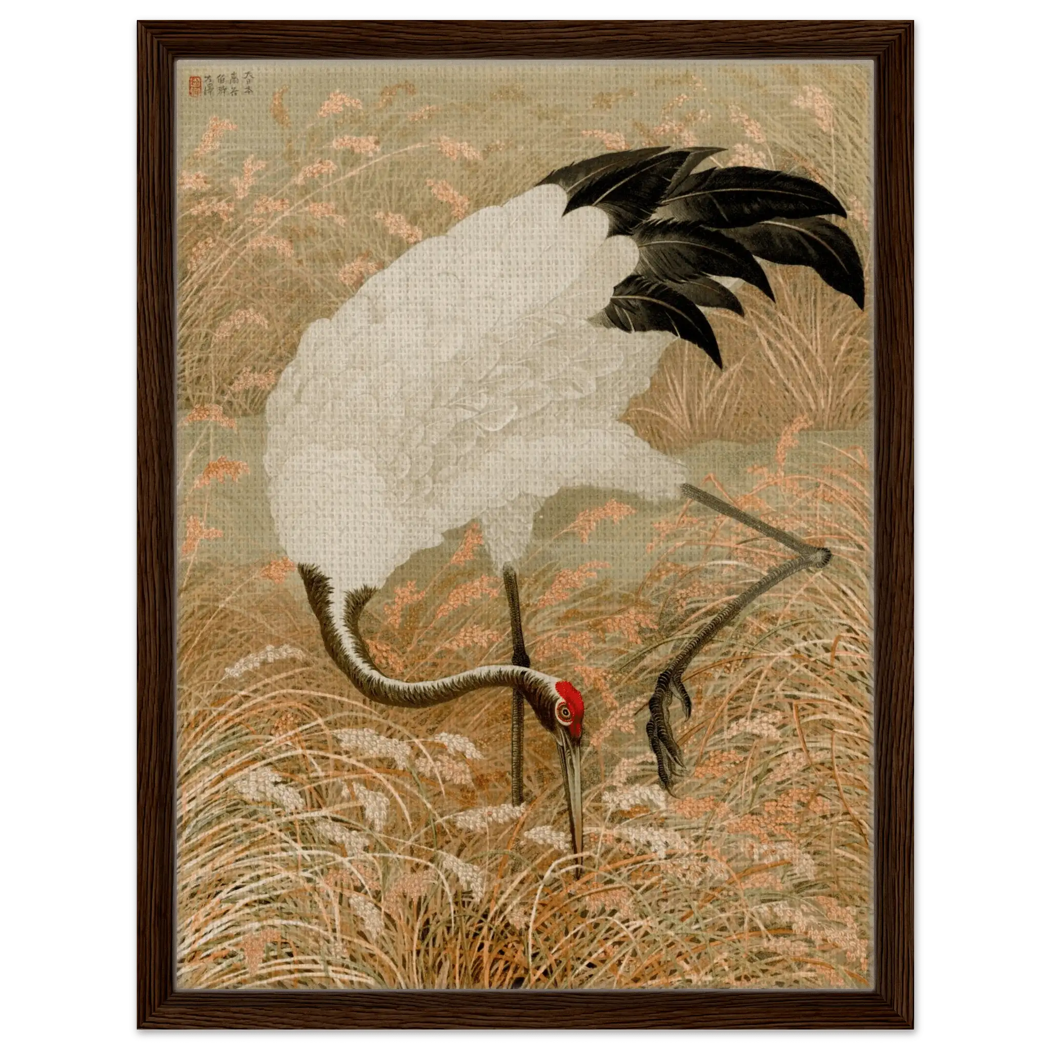 Kranich im Reisfeld - Signature Collection - HINORI