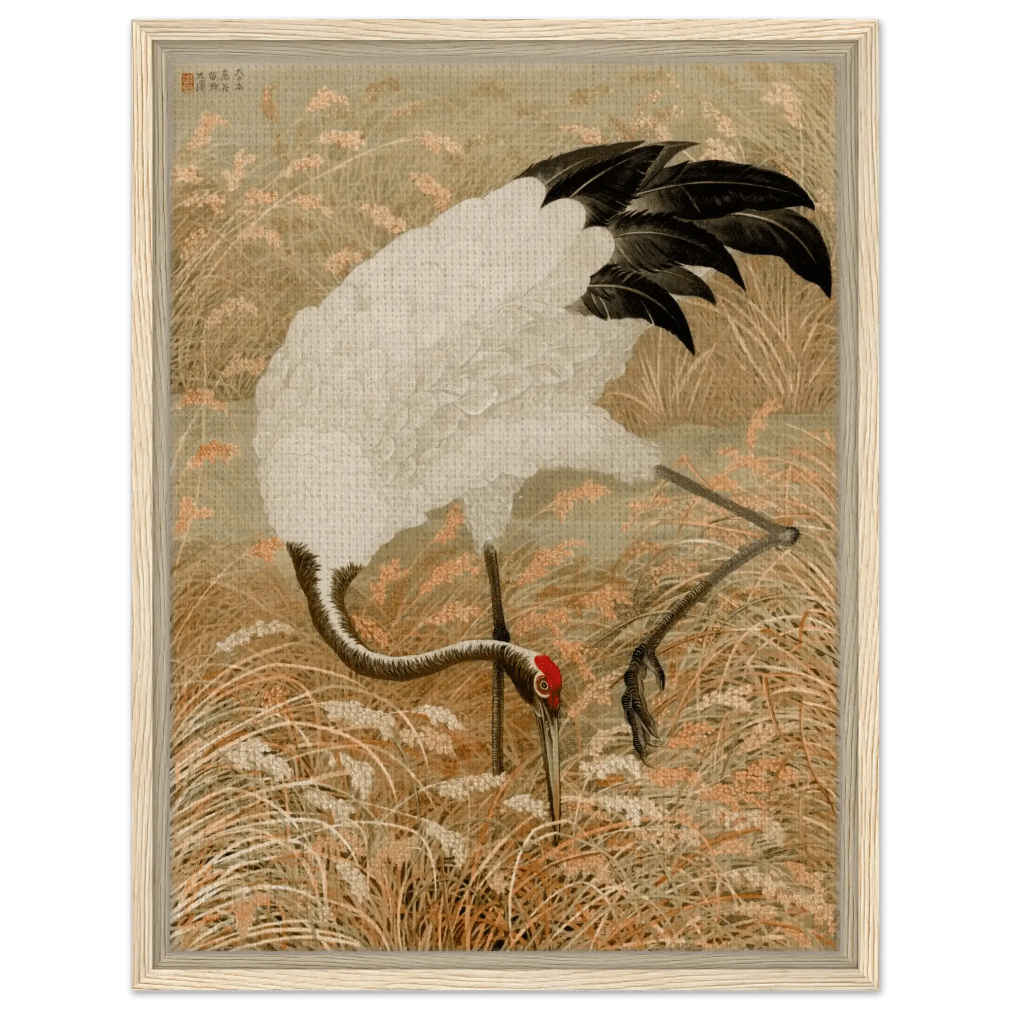 Kranich im Reisfeld - Signature Collection - HINORI