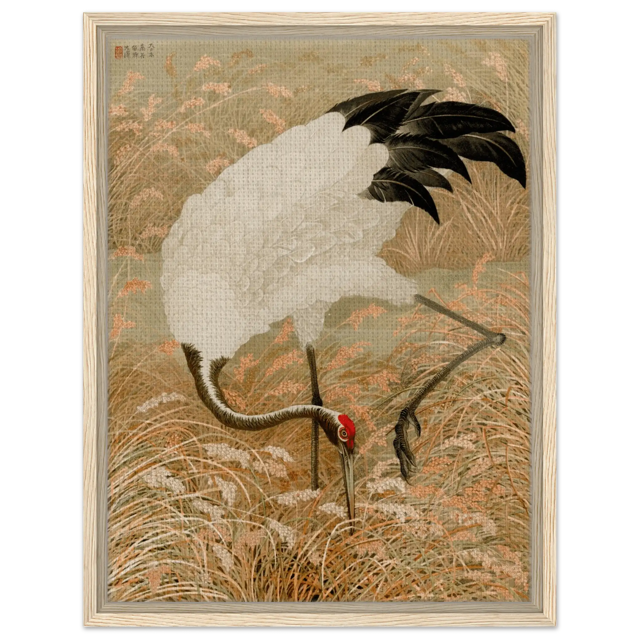 Kranich im Reisfeld - Signature Collection - HINORI