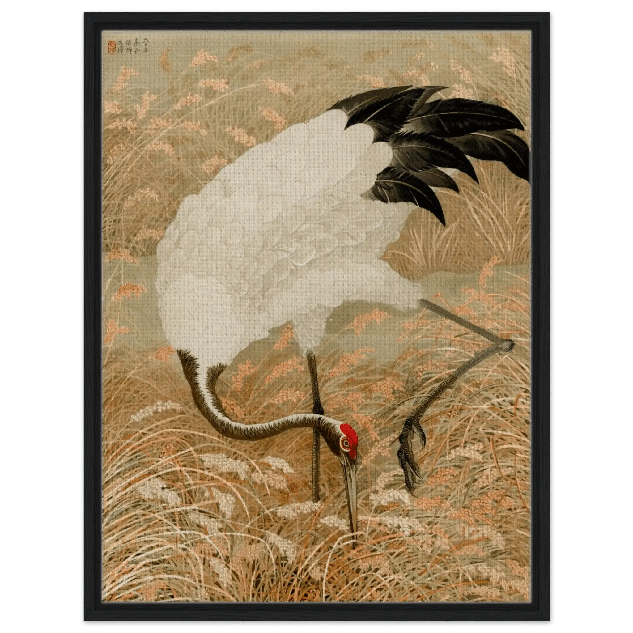 Kranich im Reisfeld - Signature Collection - HINORI