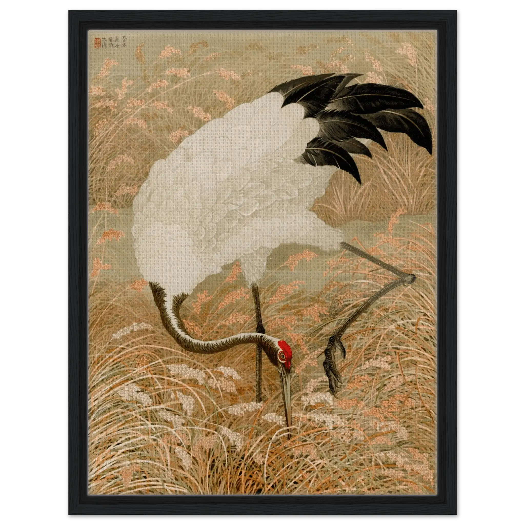 Kranich im Reisfeld - Signature Collection - HINORI