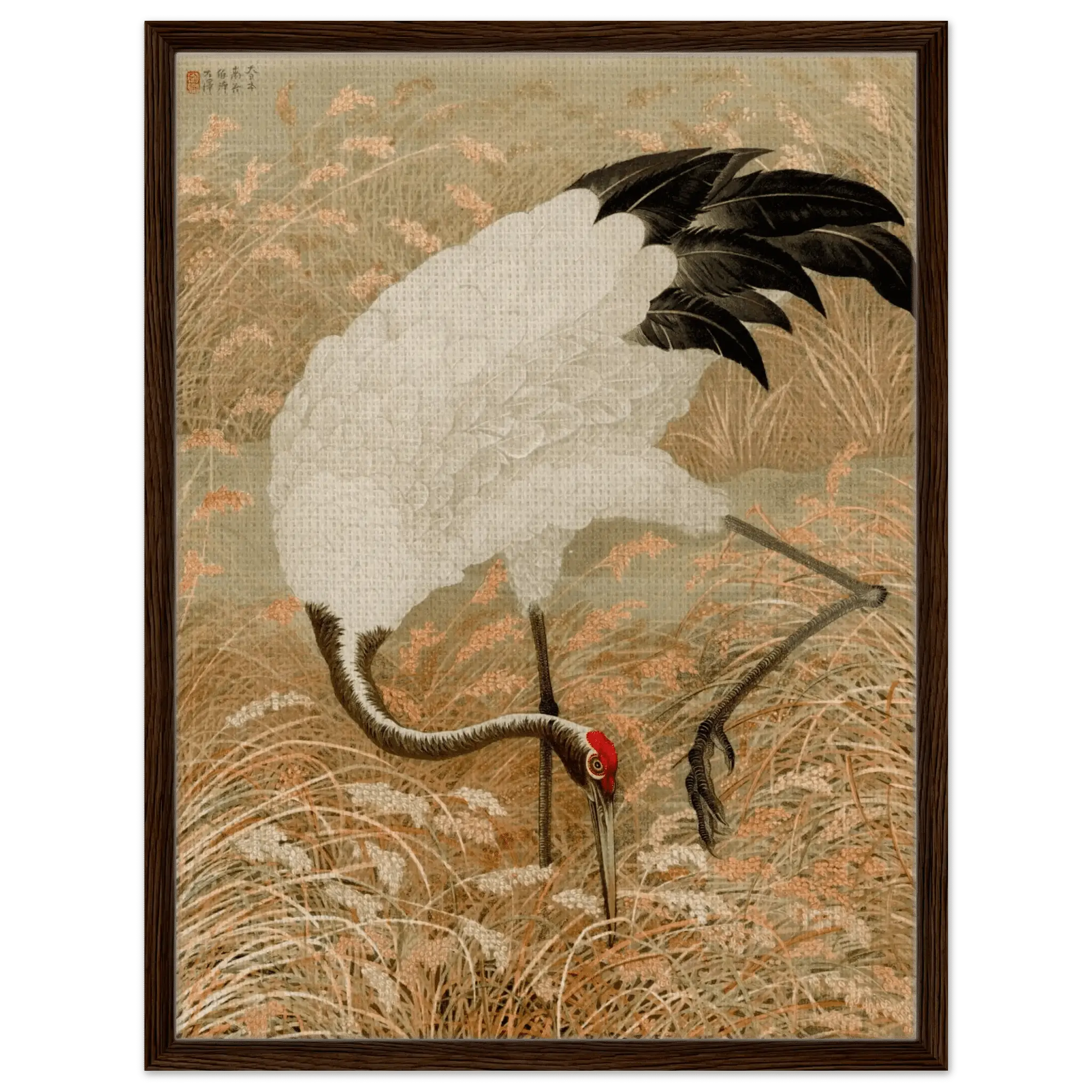 Kranich im Reisfeld - Signature Collection - HINORI