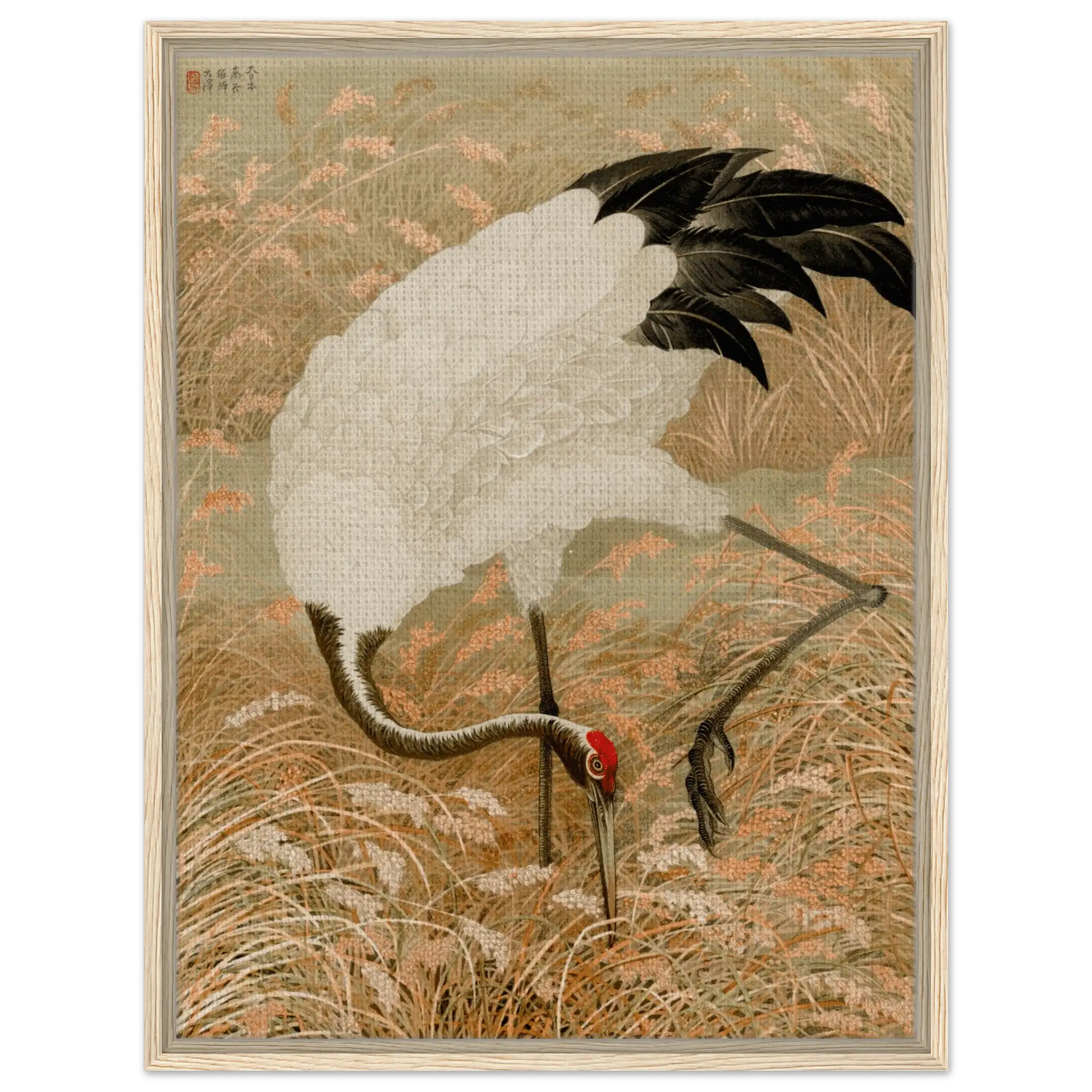 Kranich im Reisfeld - Signature Collection - HINORI