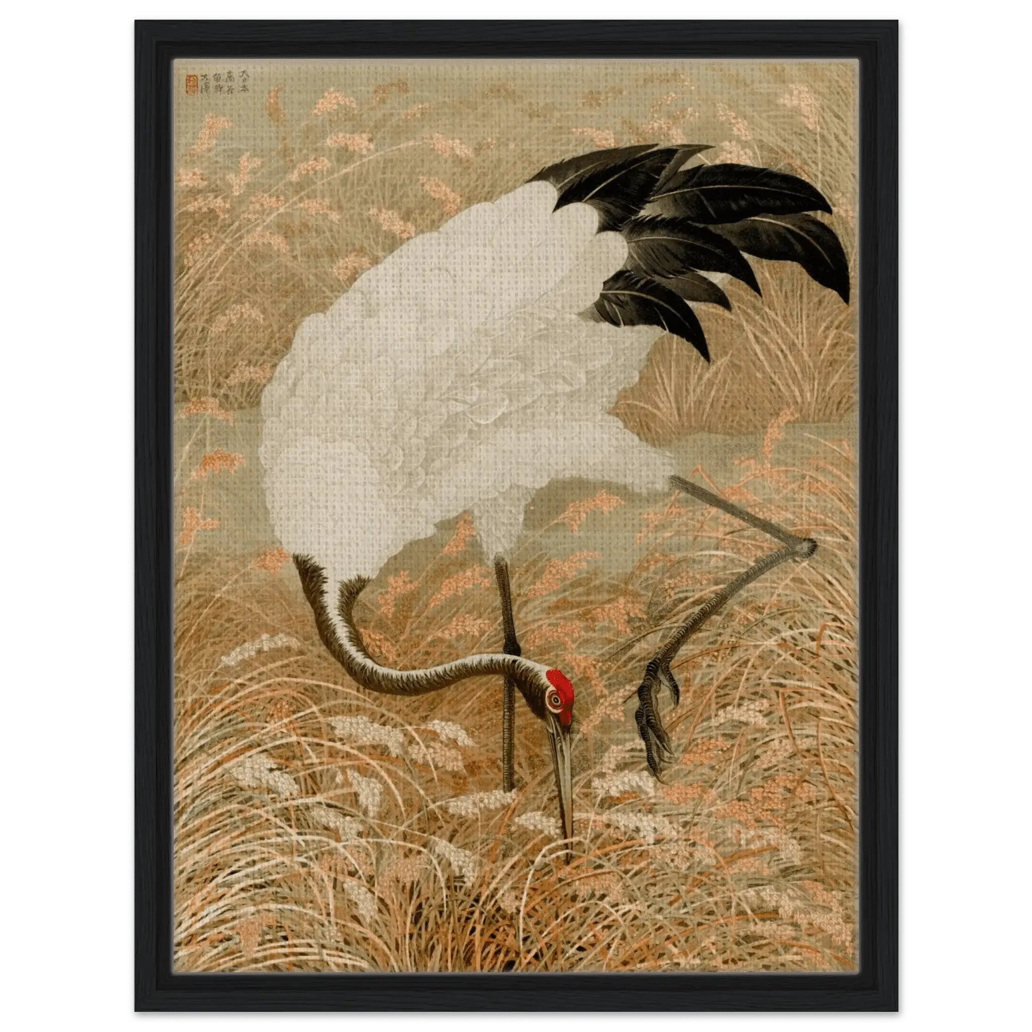 Kranich im Reisfeld - Signature Collection - HINORI