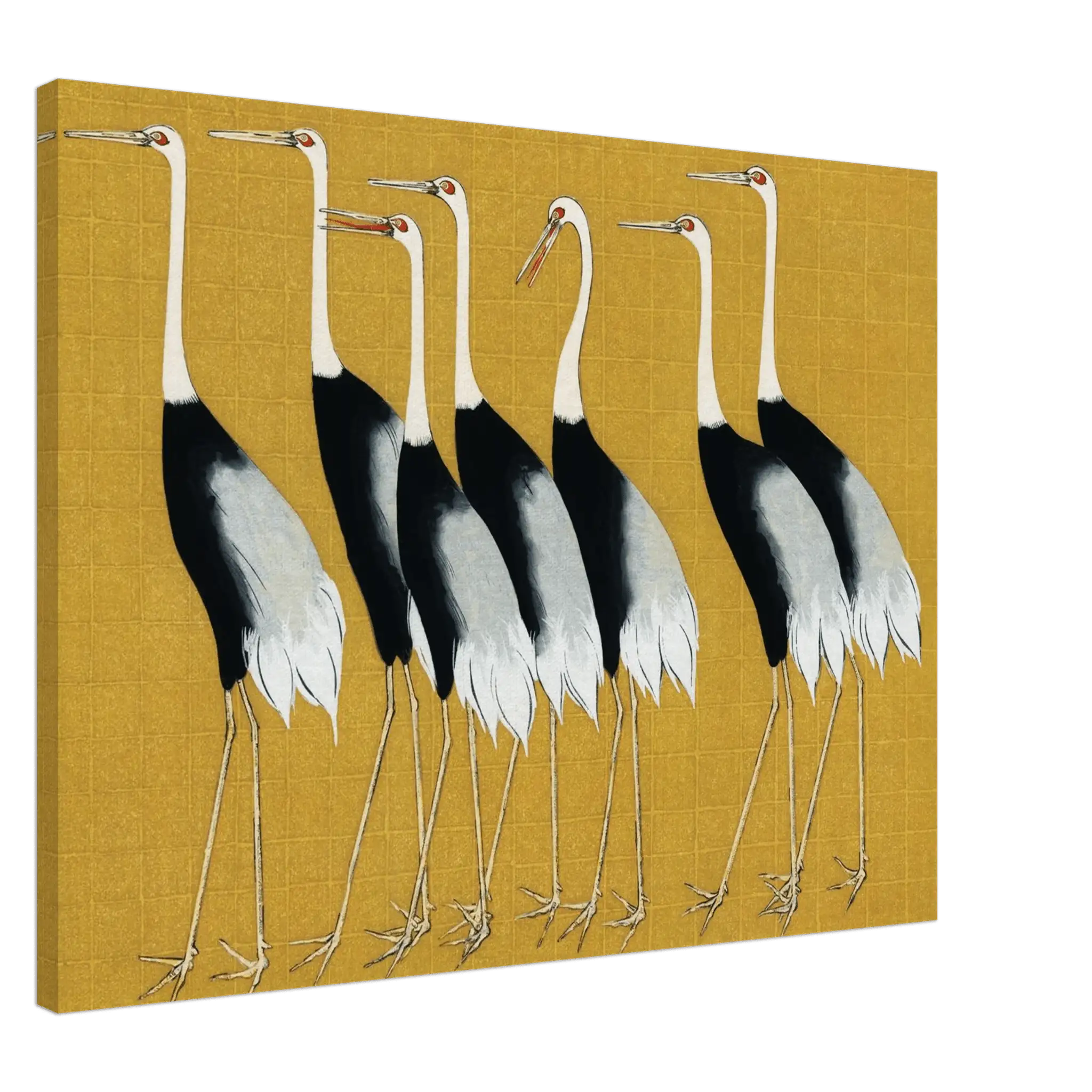 Kraniche der Harmonie - Leinwand Edition - HINORI