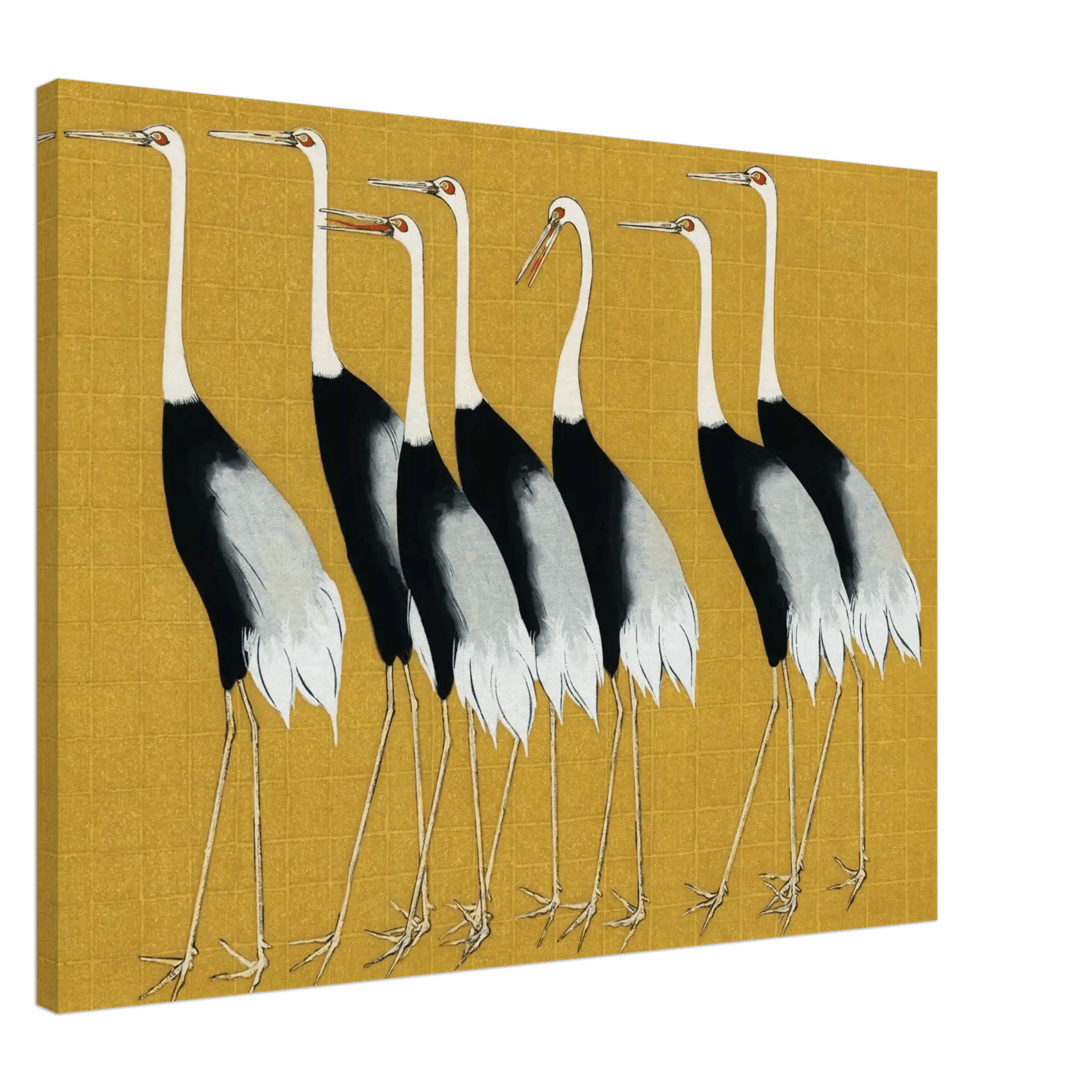 Kraniche der Harmonie - Leinwand Edition - HINORI