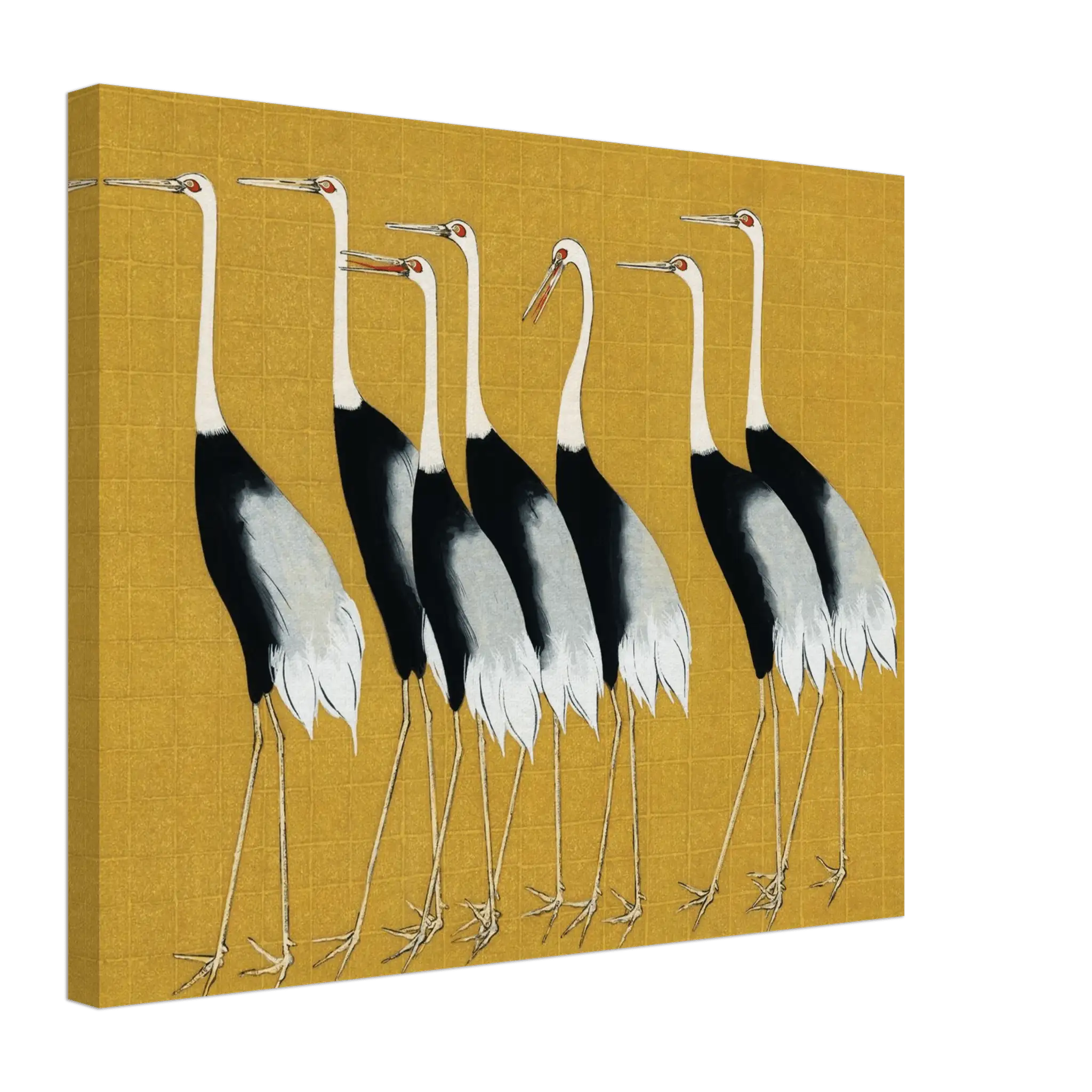 Kraniche der Harmonie - Leinwand Edition - HINORI