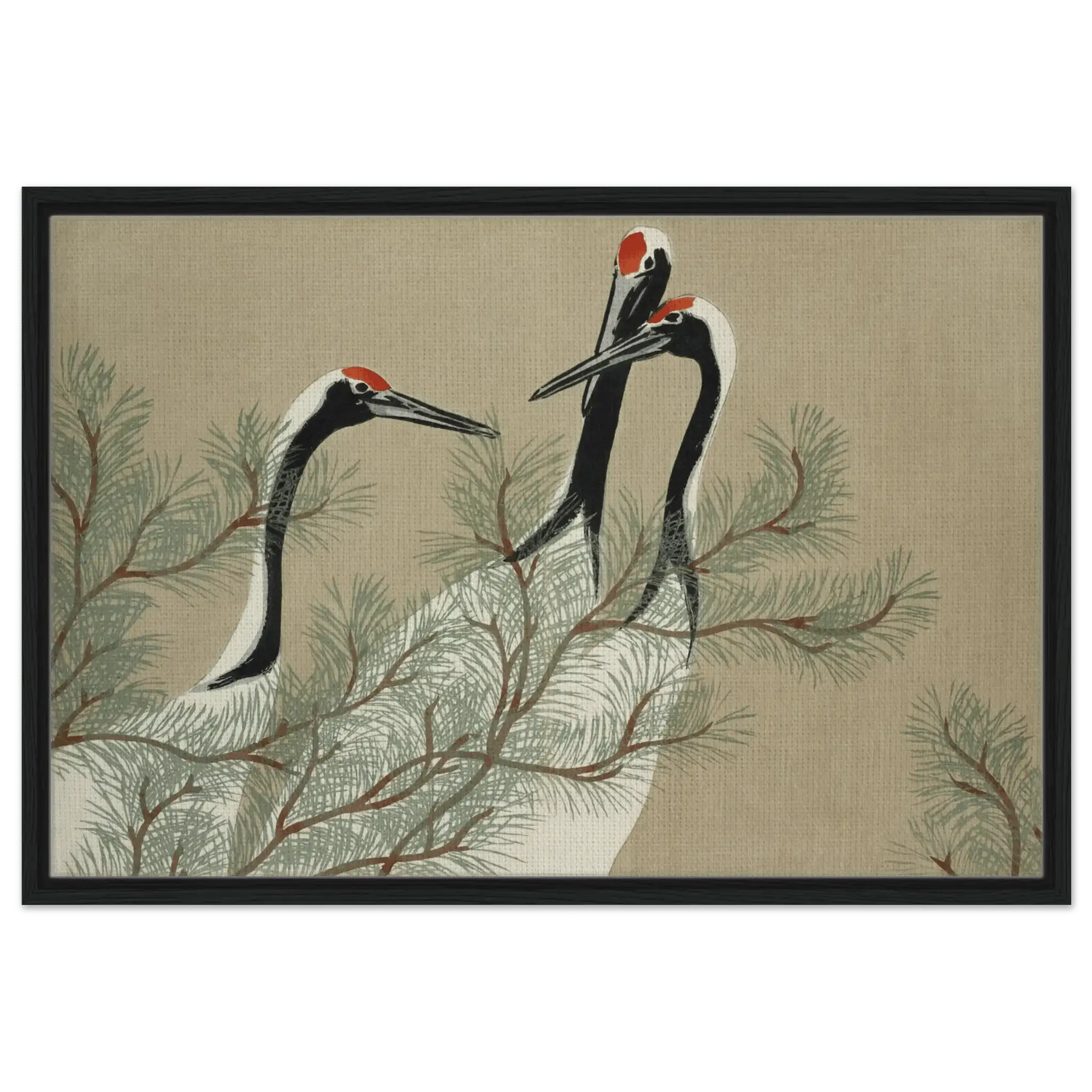 Kraniche im Kiefernwald - Signature Collection - HINORI