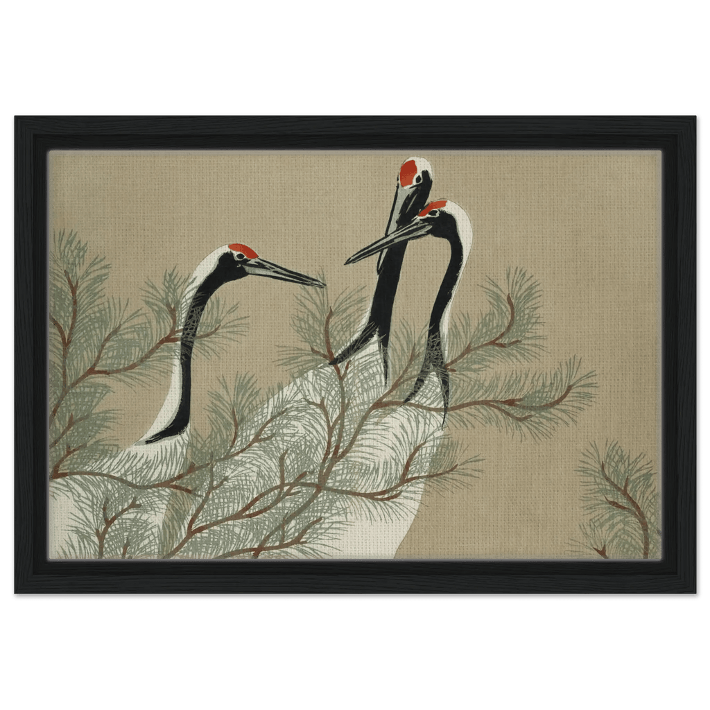 Kraniche im Kiefernwald - Signature Collection - HINORI