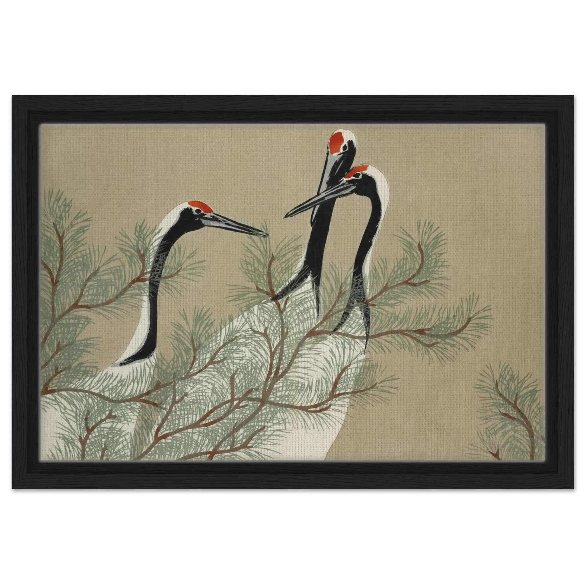 Kraniche im Kiefernwald - Signature Collection - HINORI