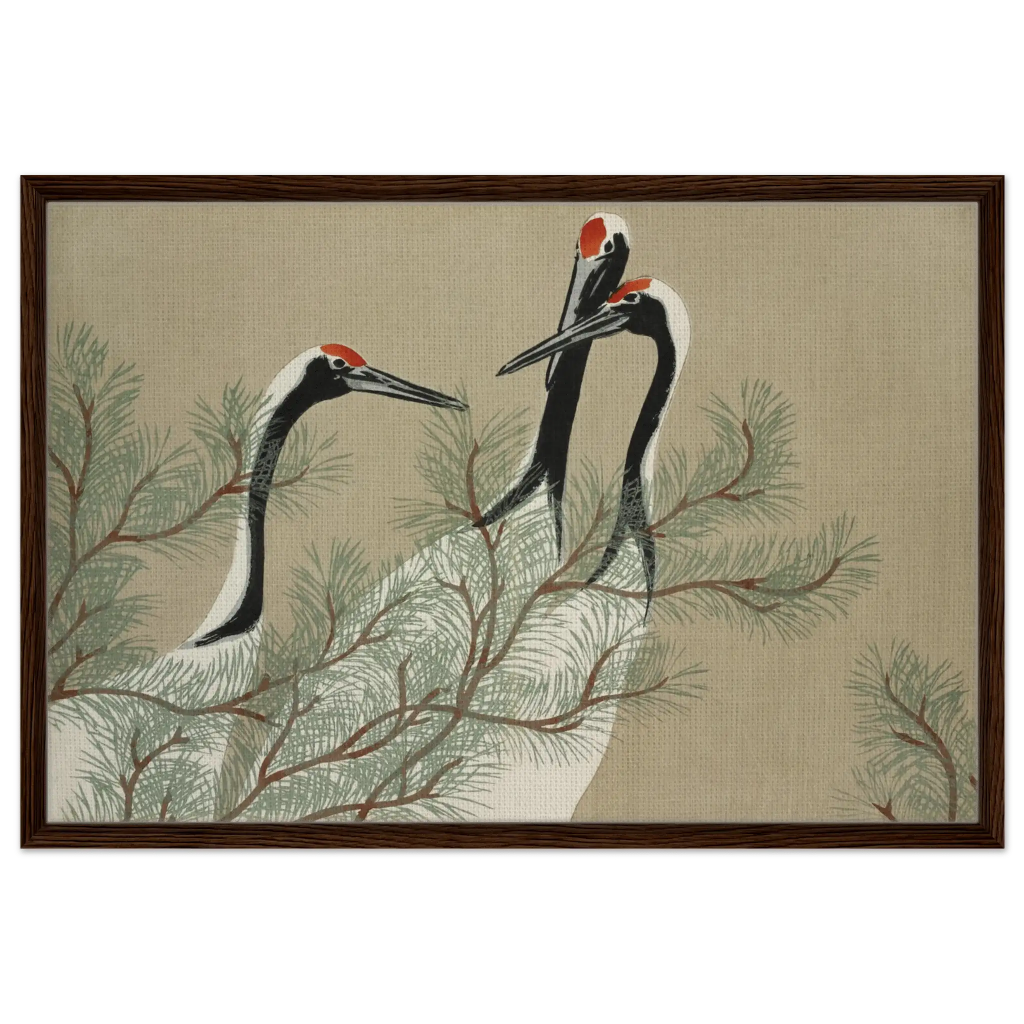 Kraniche im Kiefernwald - Signature Collection - HINORI