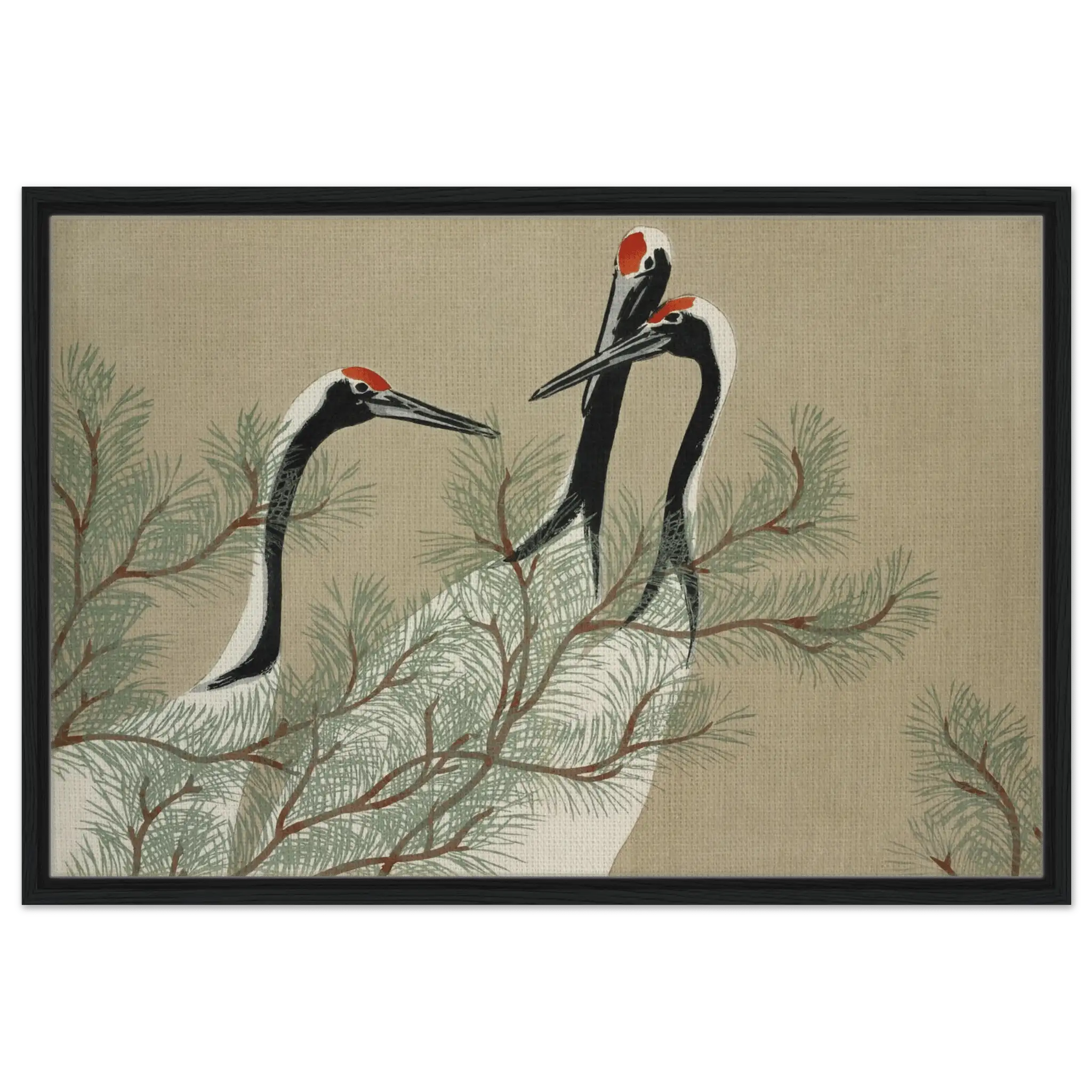 Kraniche im Kiefernwald - Signature Collection - HINORI