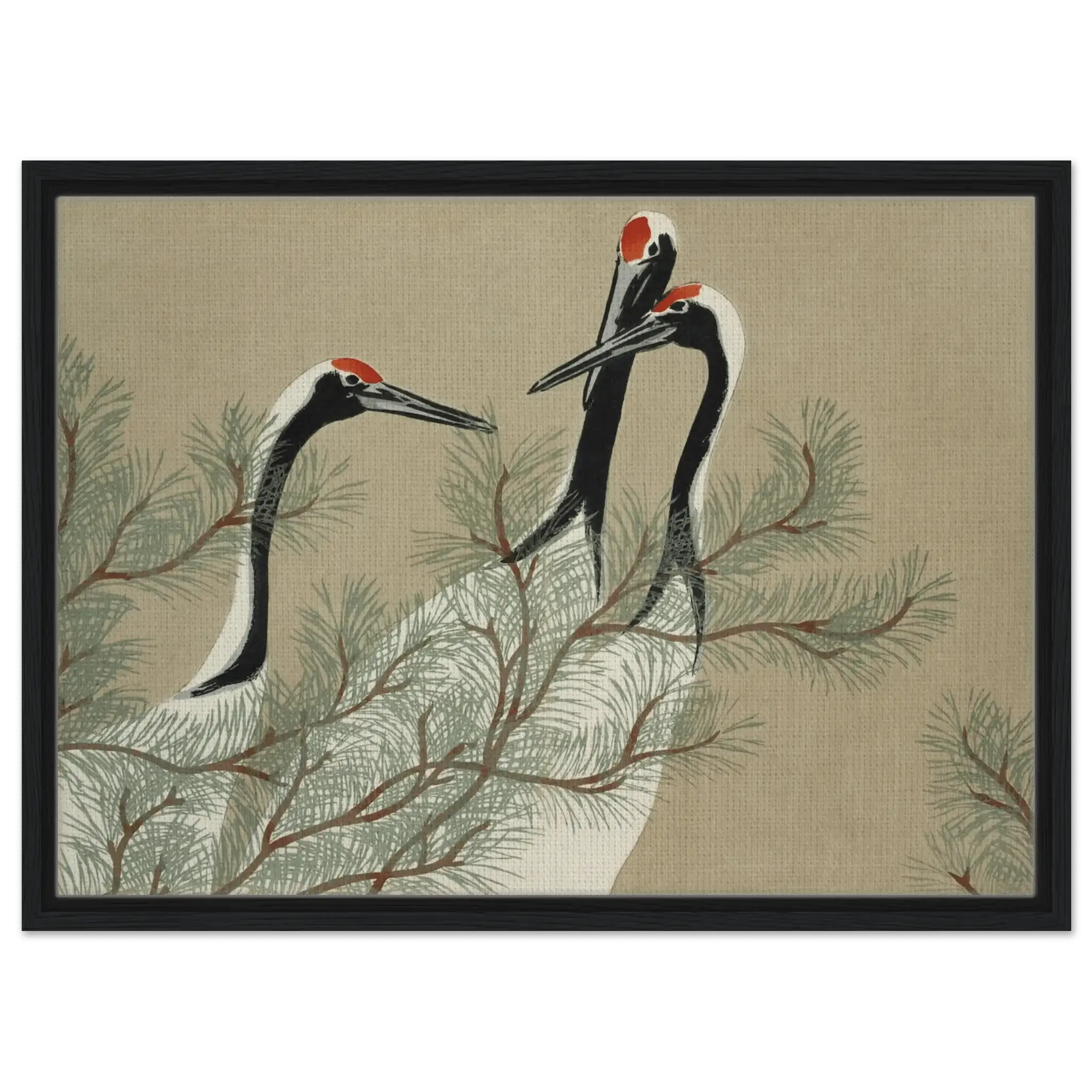 Kraniche im Kiefernwald - Signature Collection - HINORI