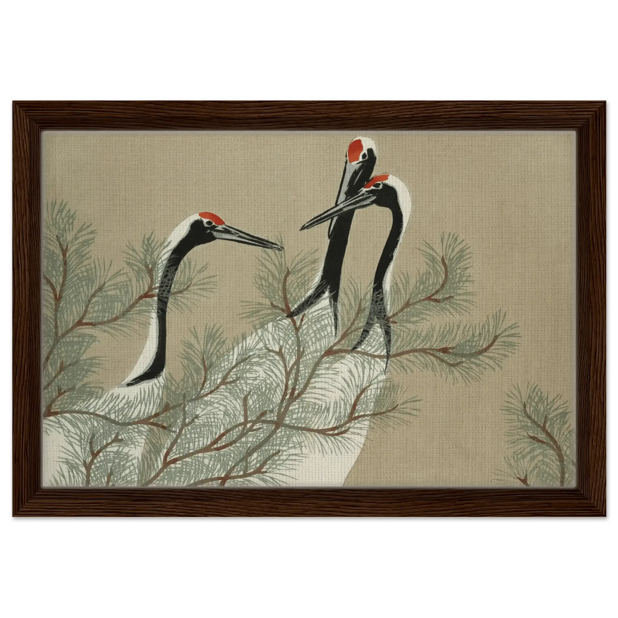 Kraniche im Kiefernwald - Signature Collection - HINORI