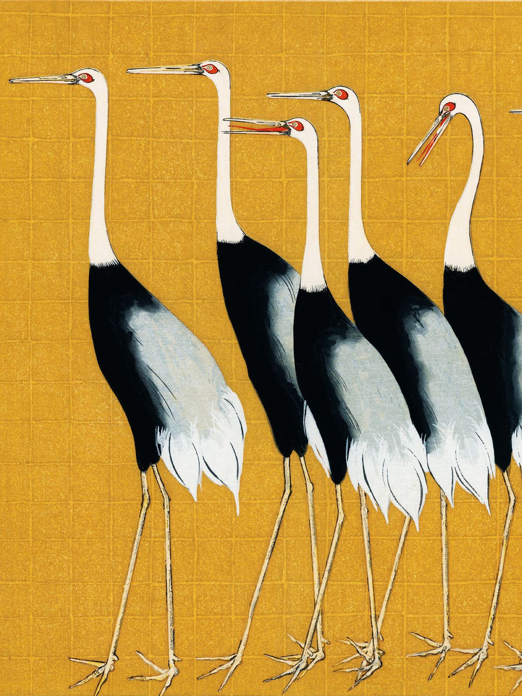 Kraniche der Harmonie - Gerahmte Eleganz