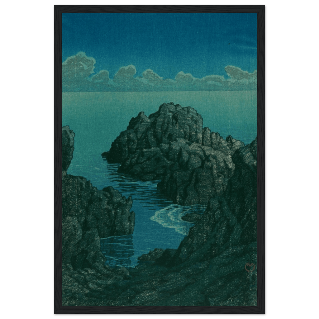 Küste von Hachijō - Gerahmte Eleganz - HINORI