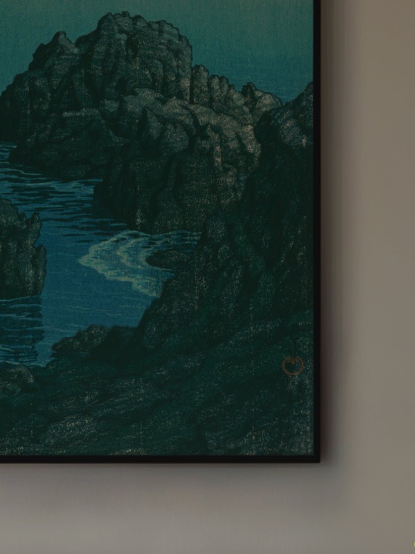 Küste von Hachijō - Gerahmte Eleganz - HINORI