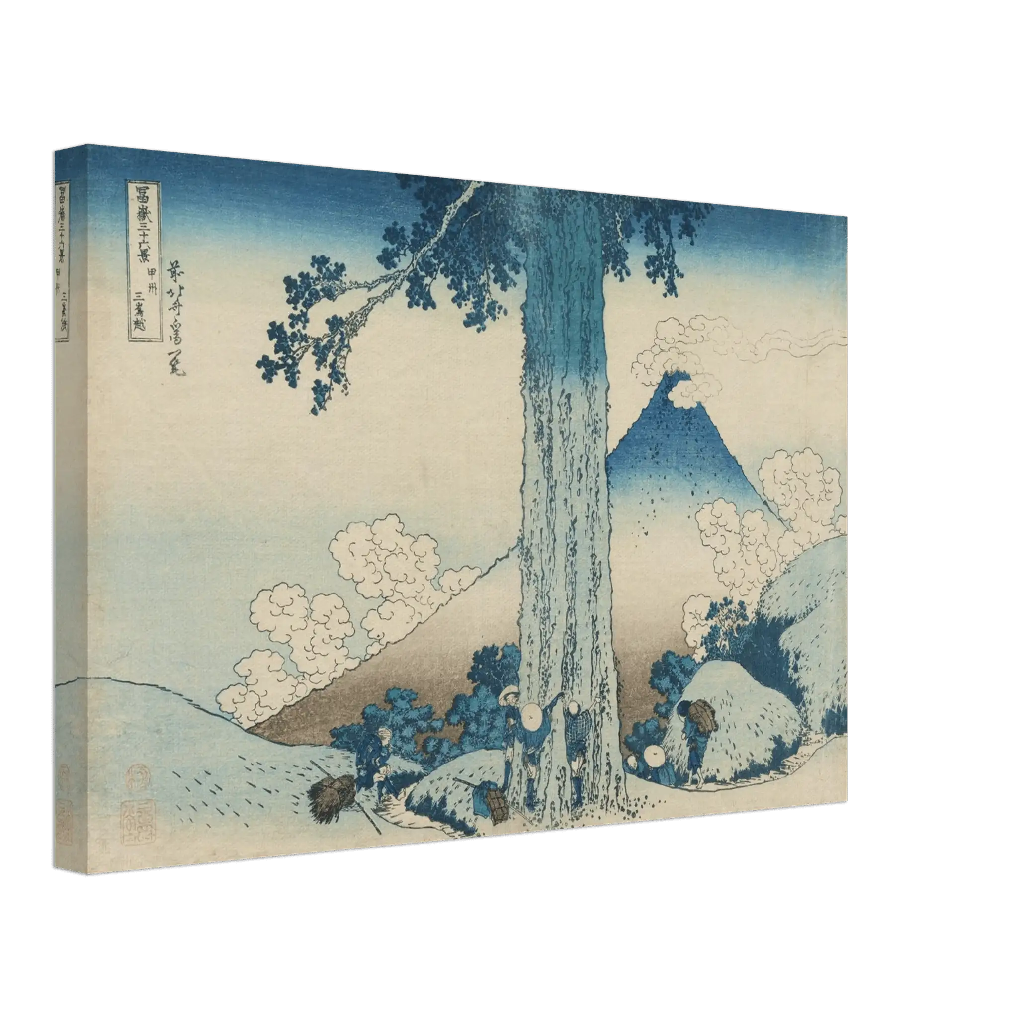 Mishima - Pass in der Provinz Kai - Leinwand Edition - HINORI