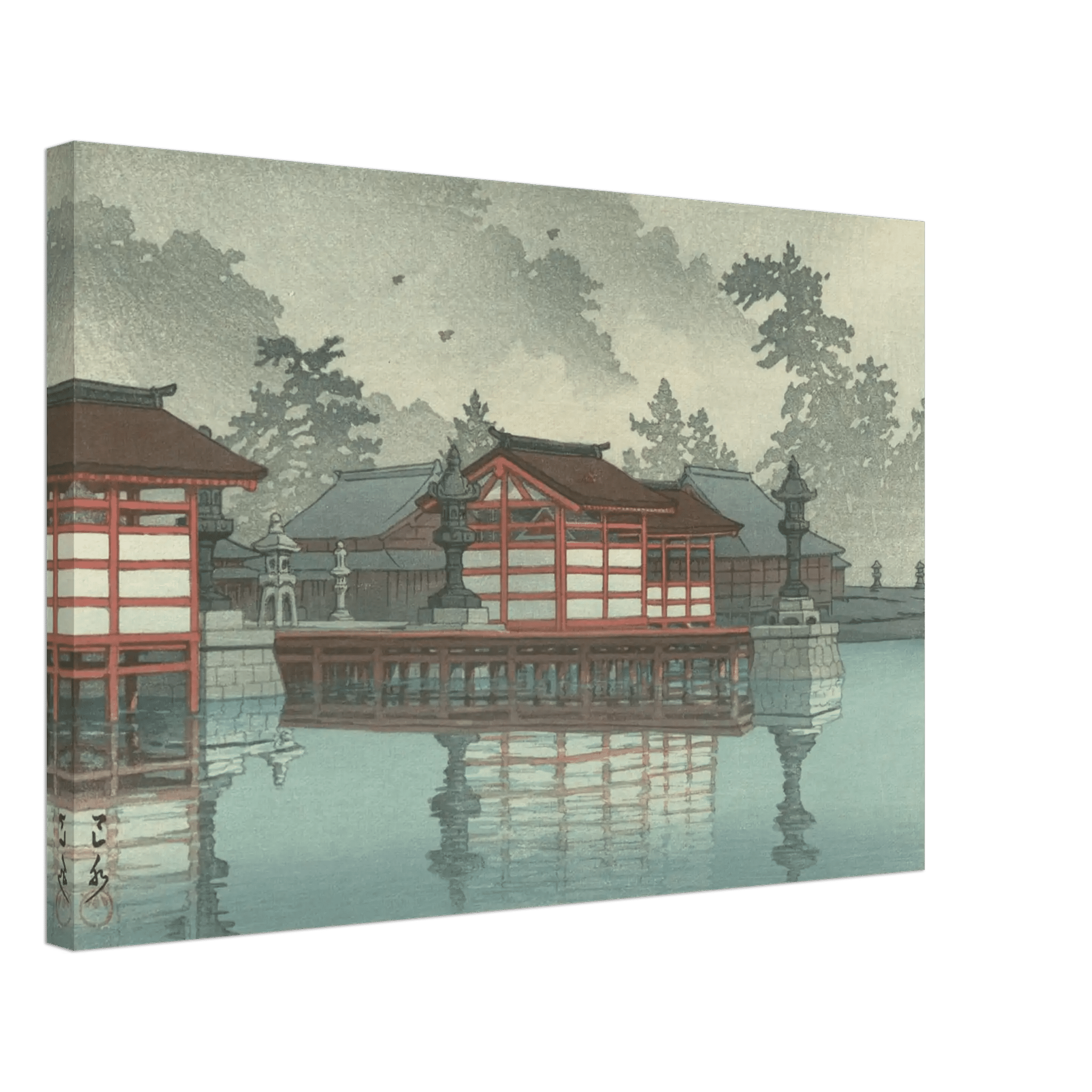 Miyajima im Nebel - Leinwand Edition - HINORI