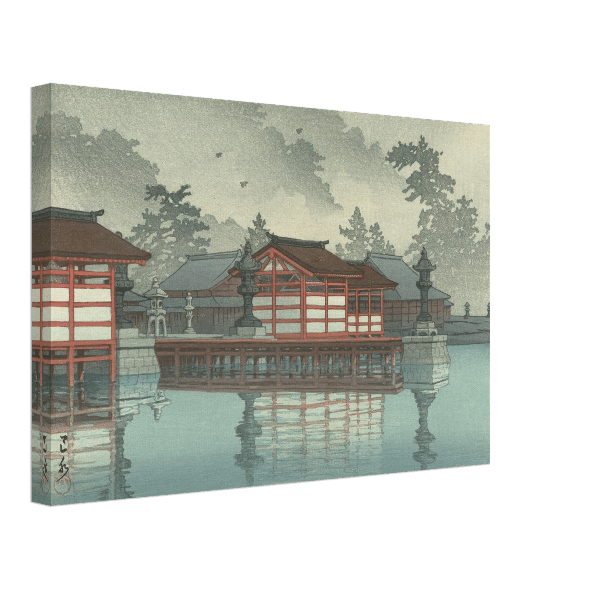 Miyajima im Nebel - Leinwand Edition - HINORI