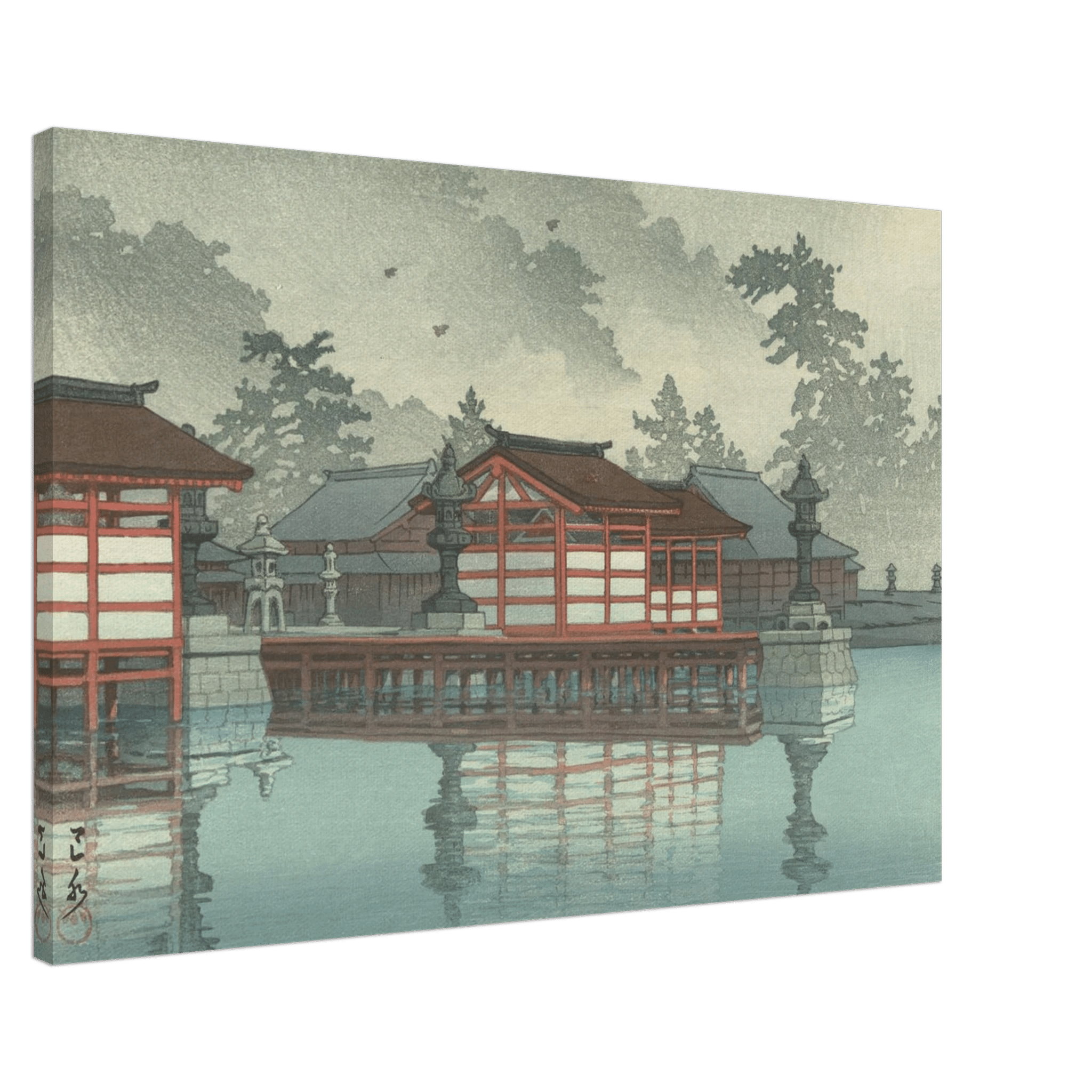 Miyajima im Nebel - Leinwand Edition - HINORI