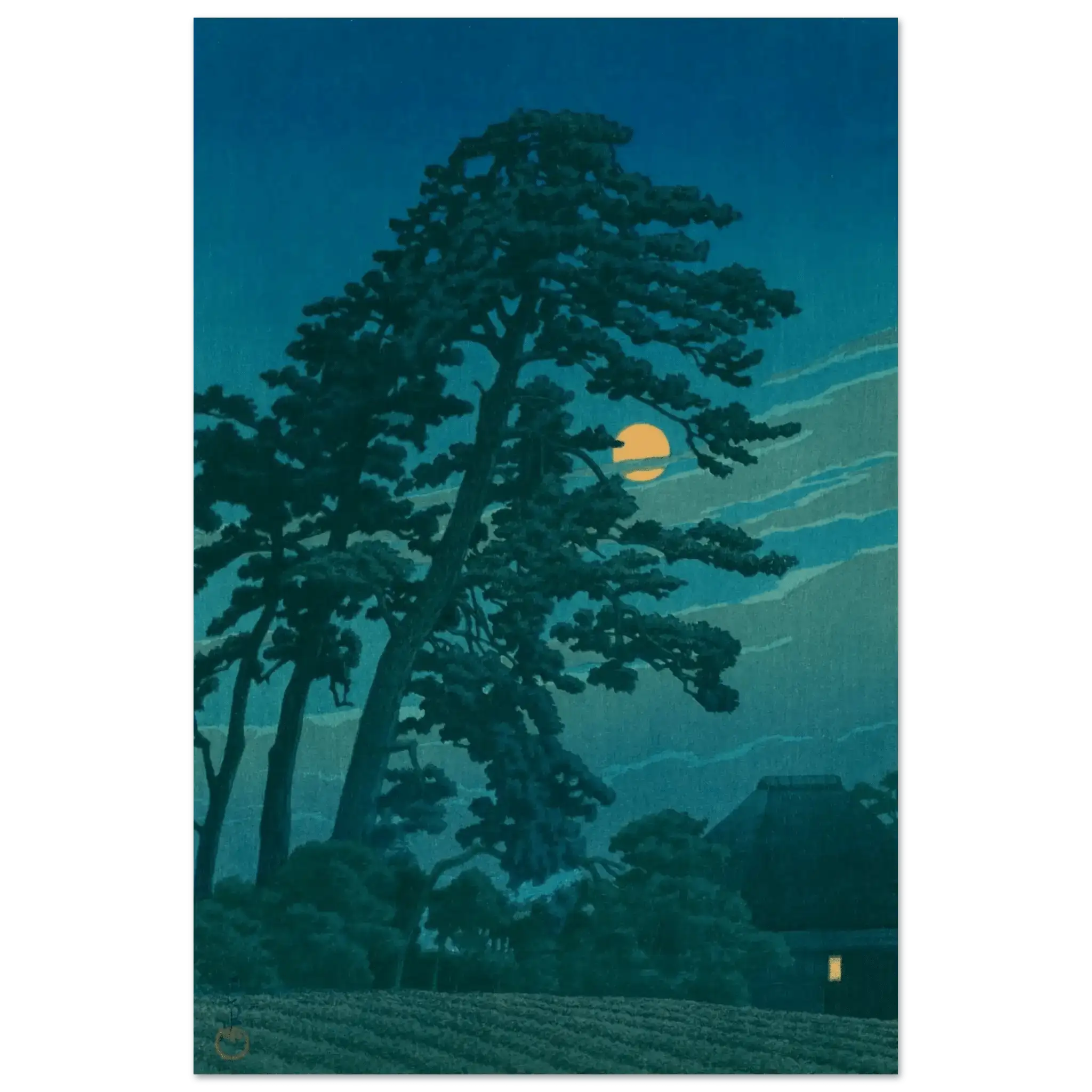 Mond über Magome - Fine Art Prints - HINORI