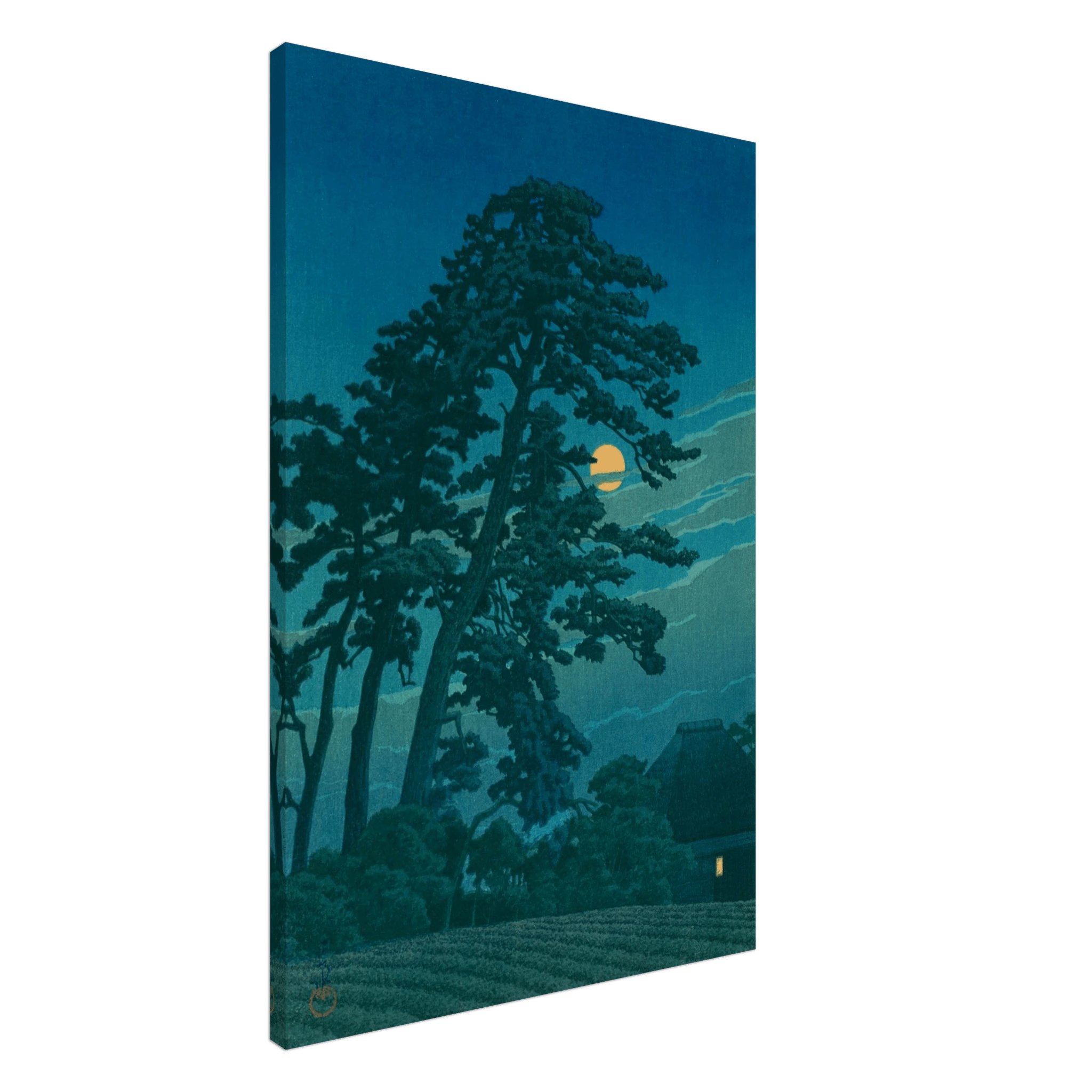 Mond über Magome - Leinwand Edition - HINORI