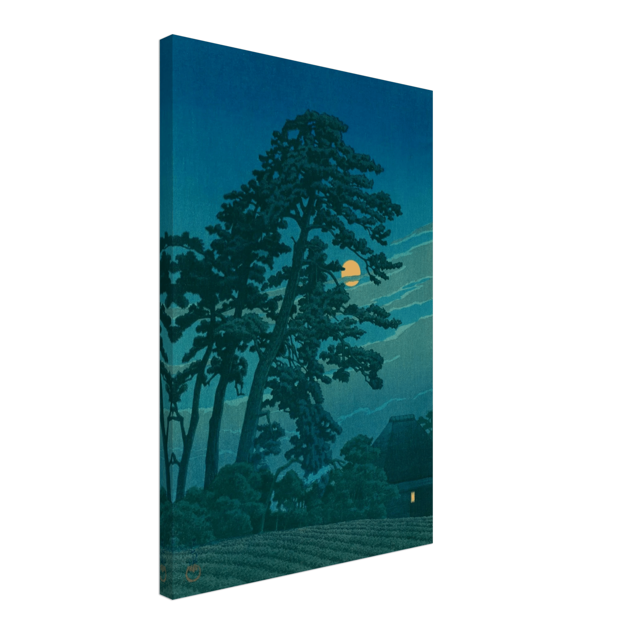 Mond über Magome - Leinwand Edition - HINORI