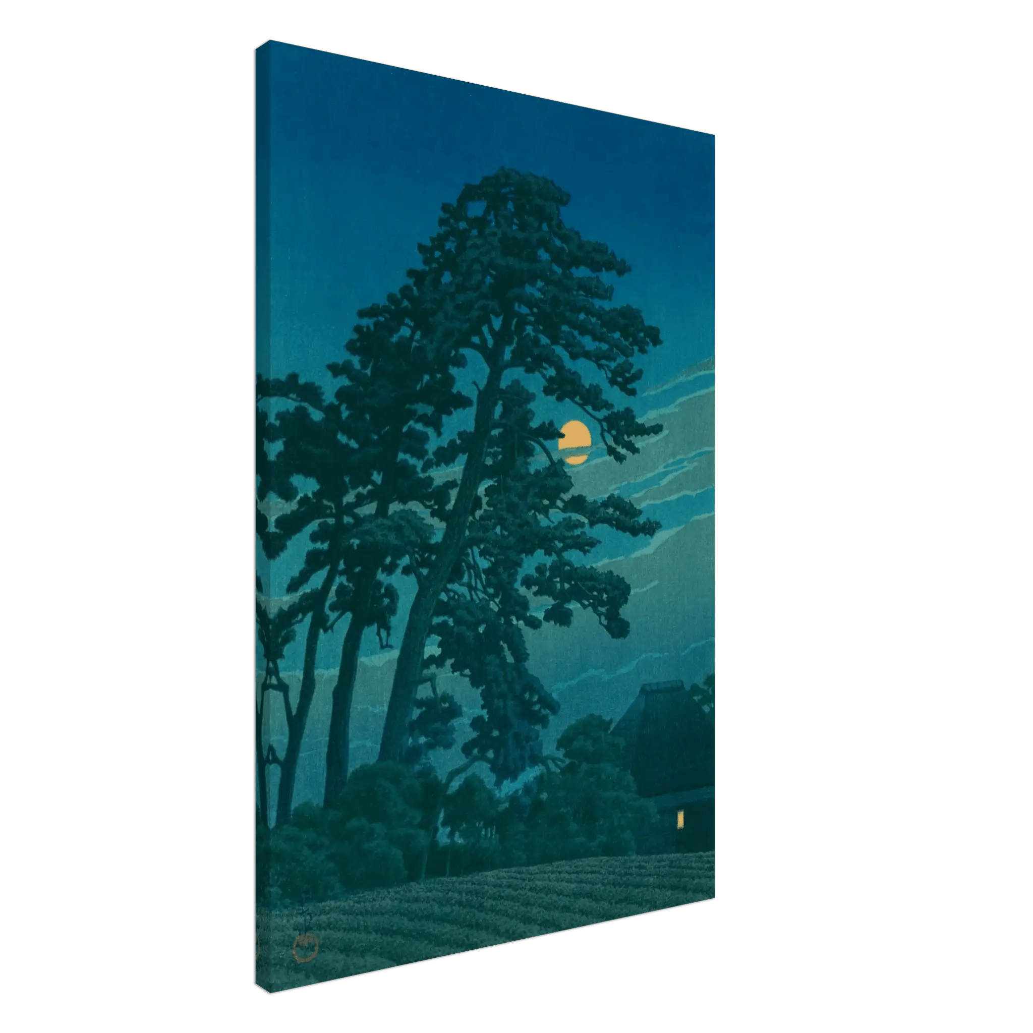 Mond über Magome - Leinwand Edition - HINORI